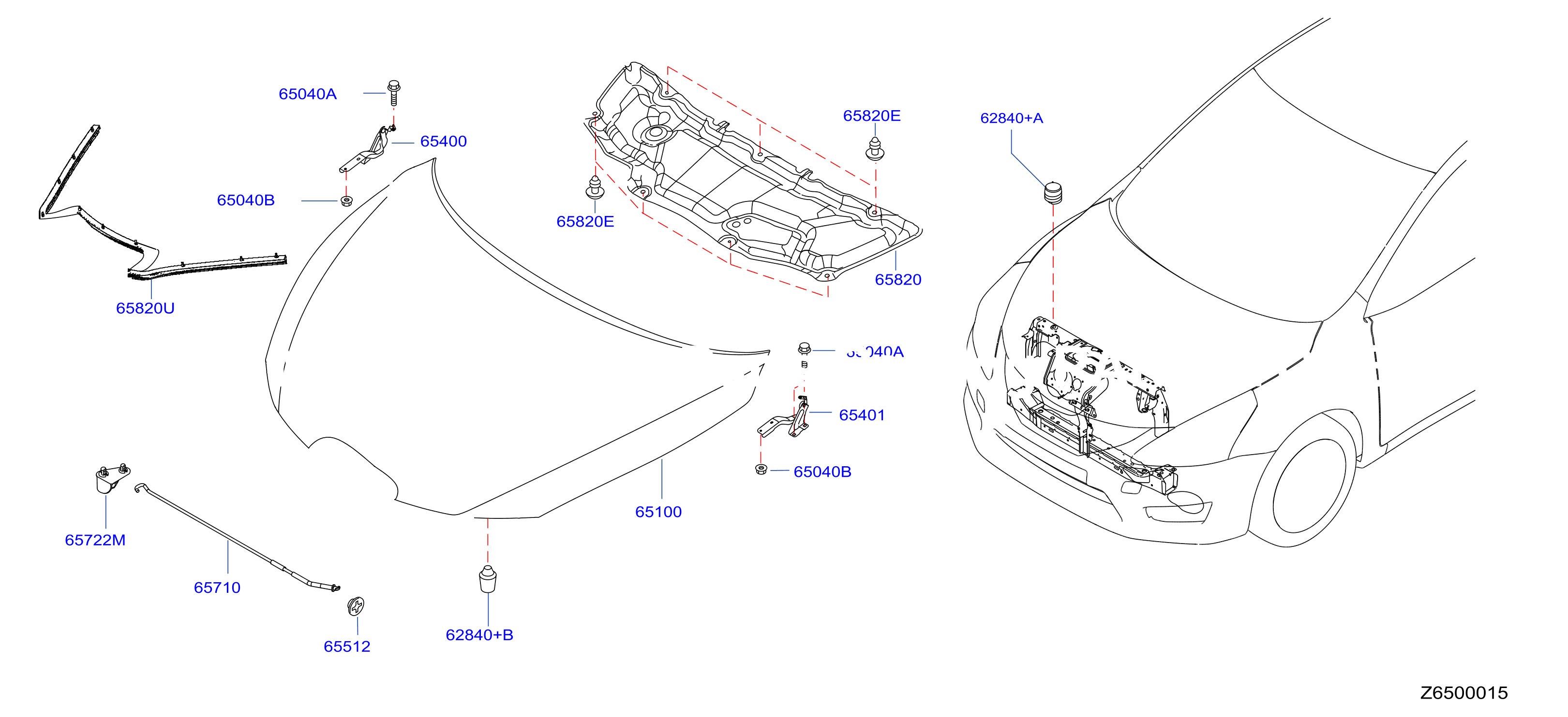 Hood Panel Hinge Fitting Hood