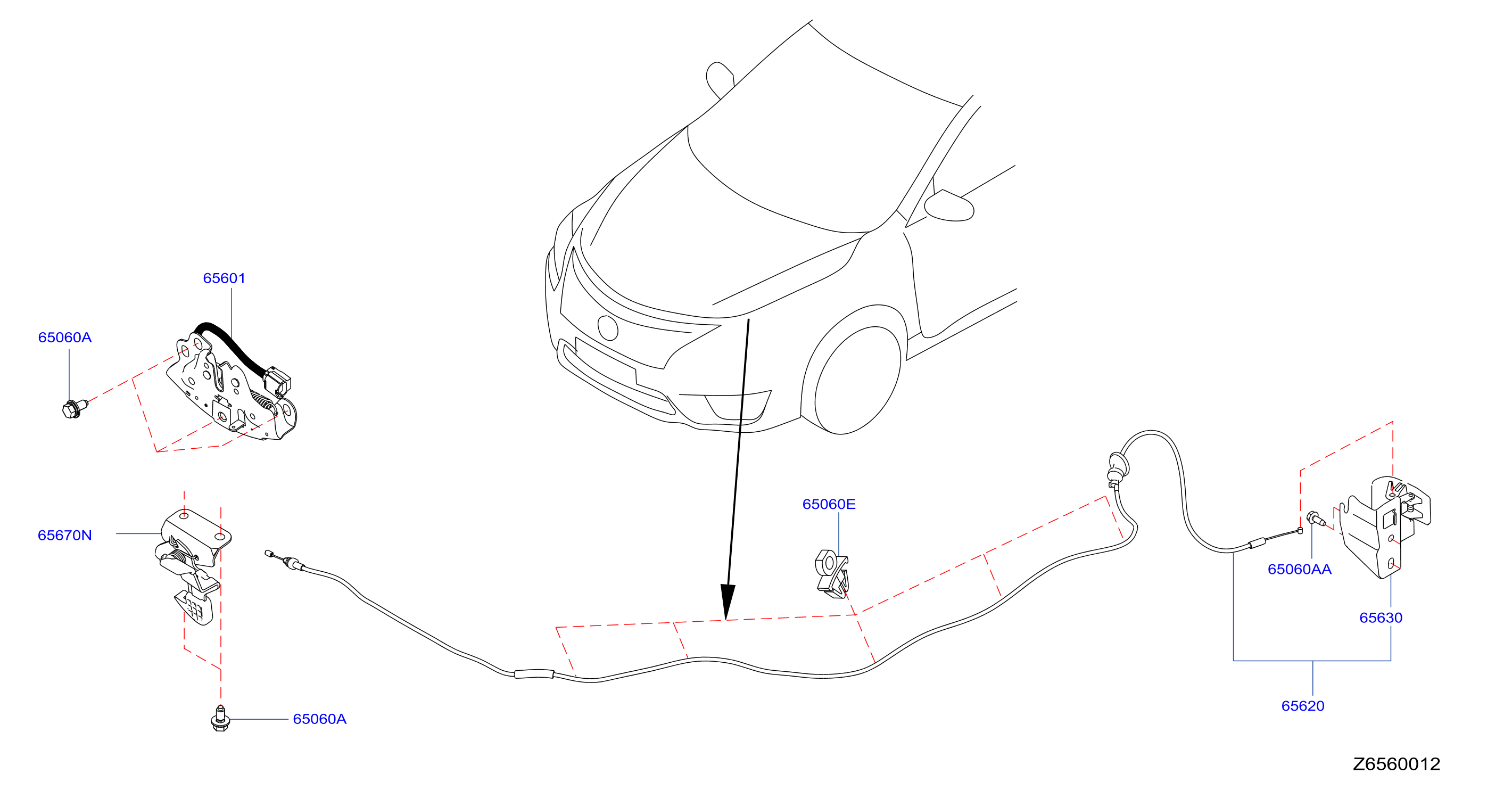Hood Lock Control