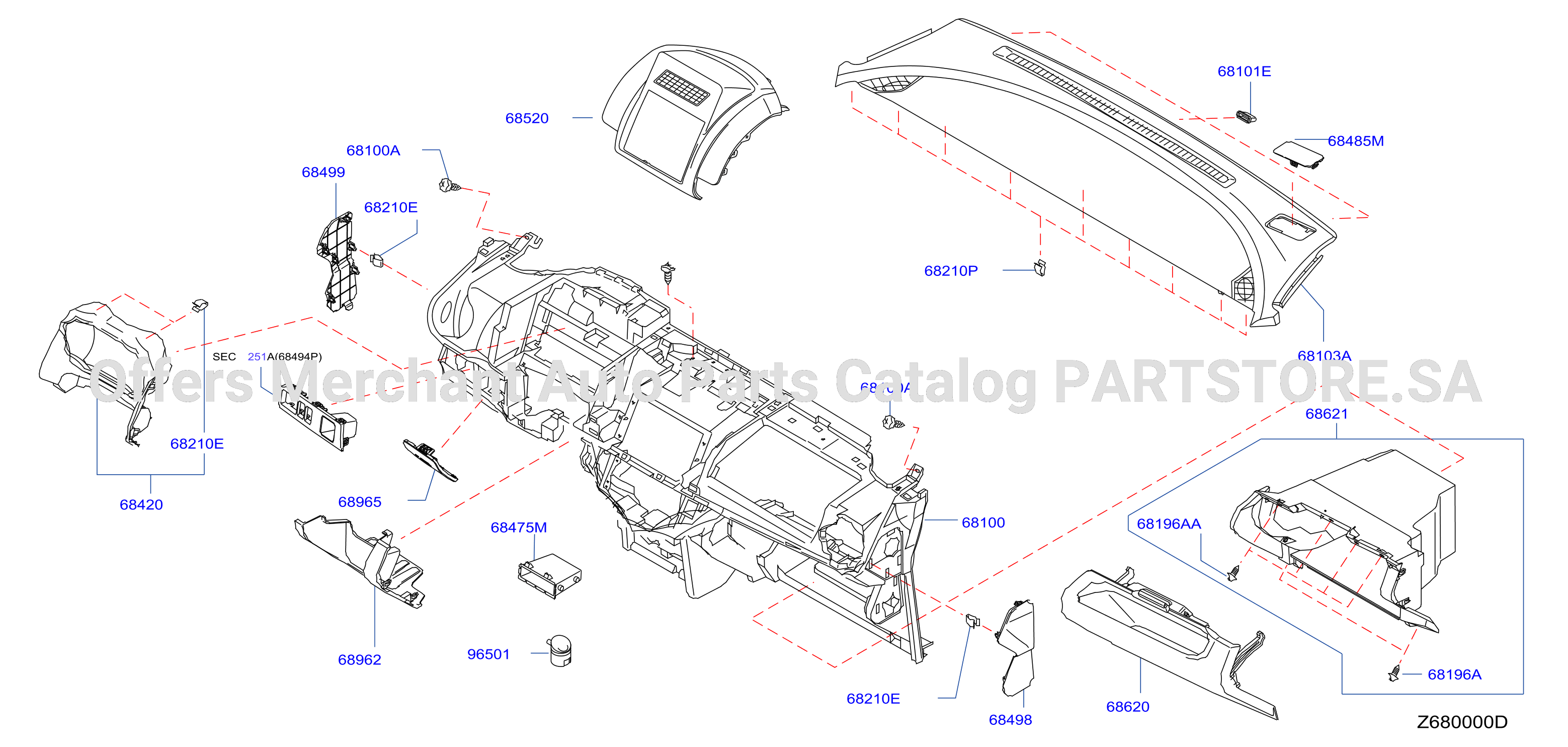 Instrument Panel Pad Cluster Lid Inst Pad Cluster Lid