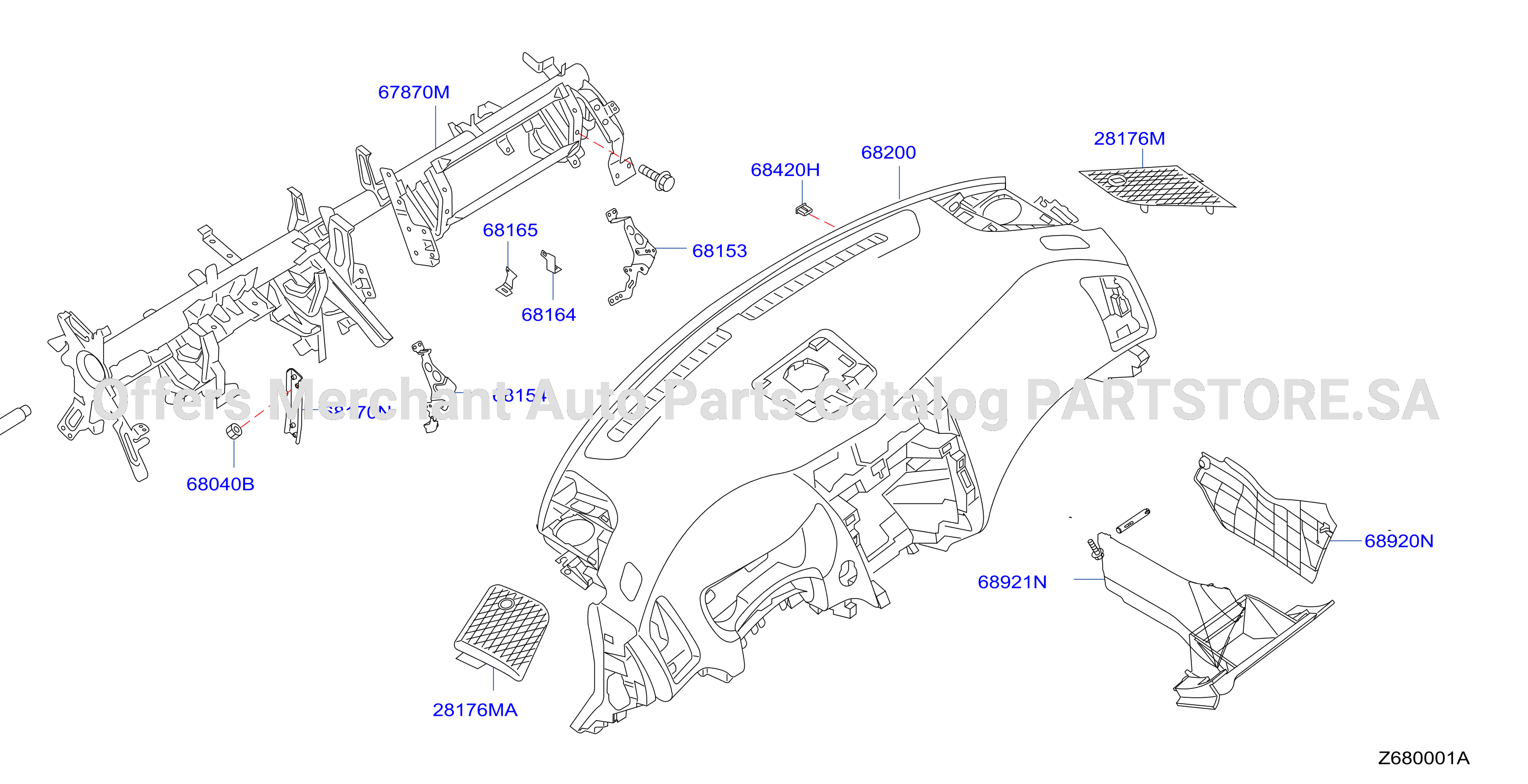 Instrument Panel Pad Cluster Lid Inst Fitting