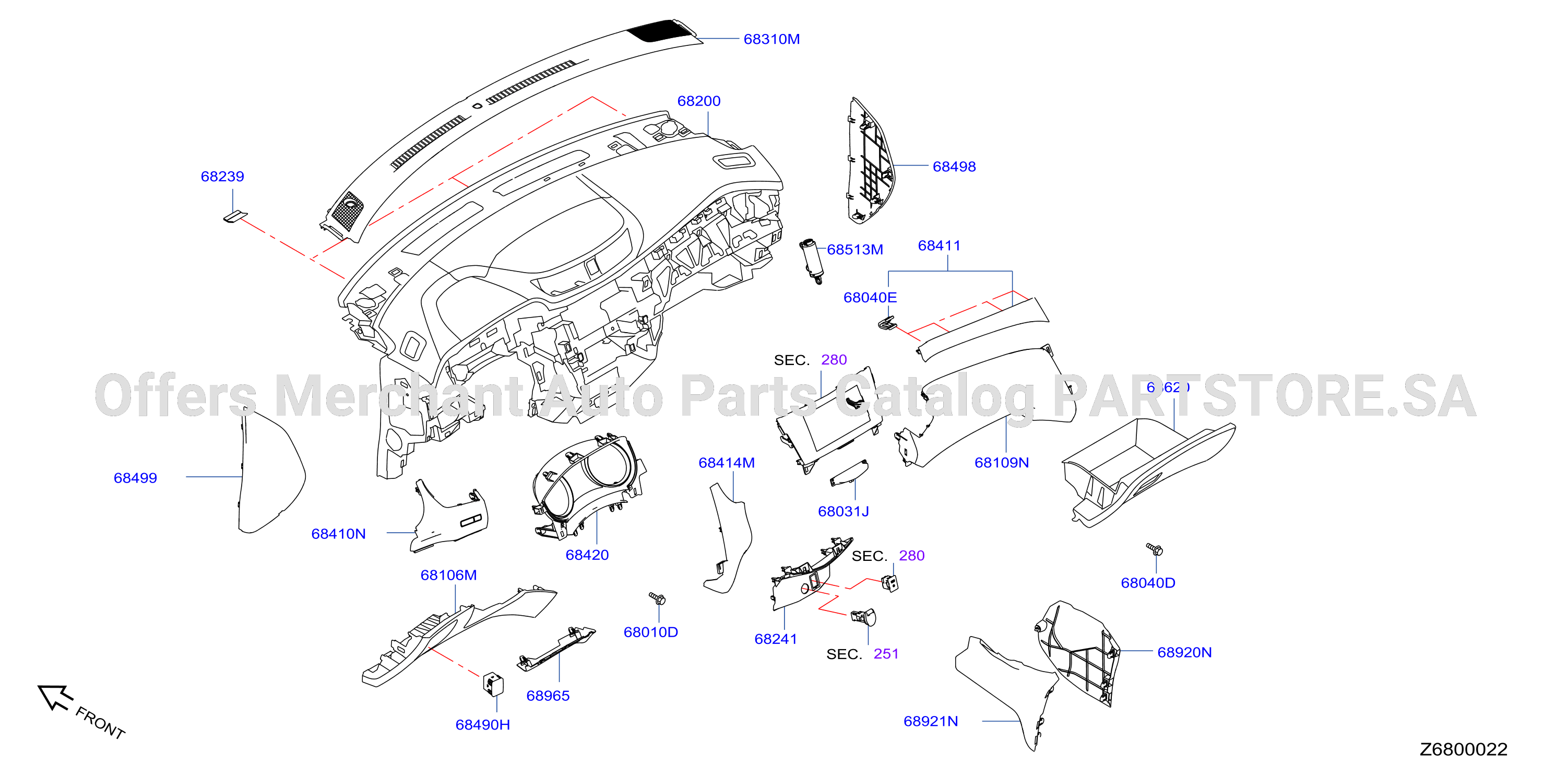 Instrument Panel Pad Cluster Lid Inst Pad Cluster Lid