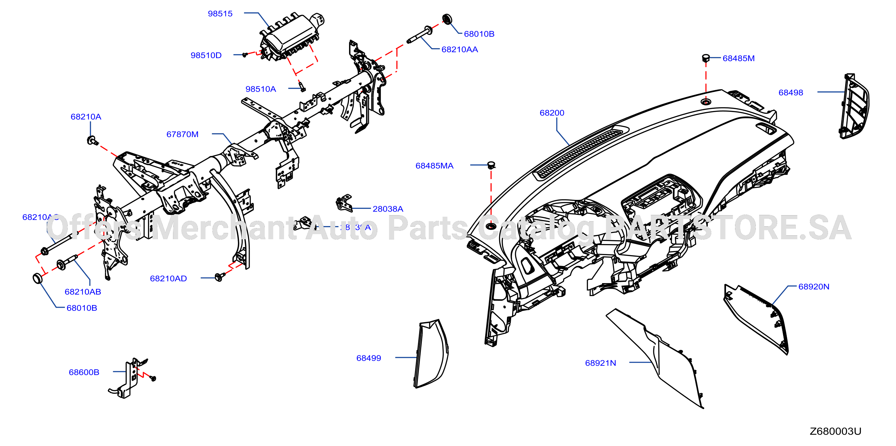 Instrument Panel Pad Cluster Lid Inst Fitting
