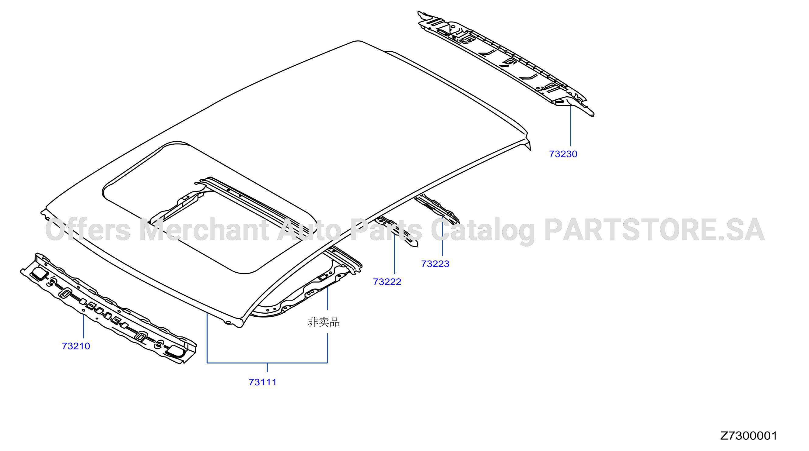 Roof Panel Fitting Sun Roof