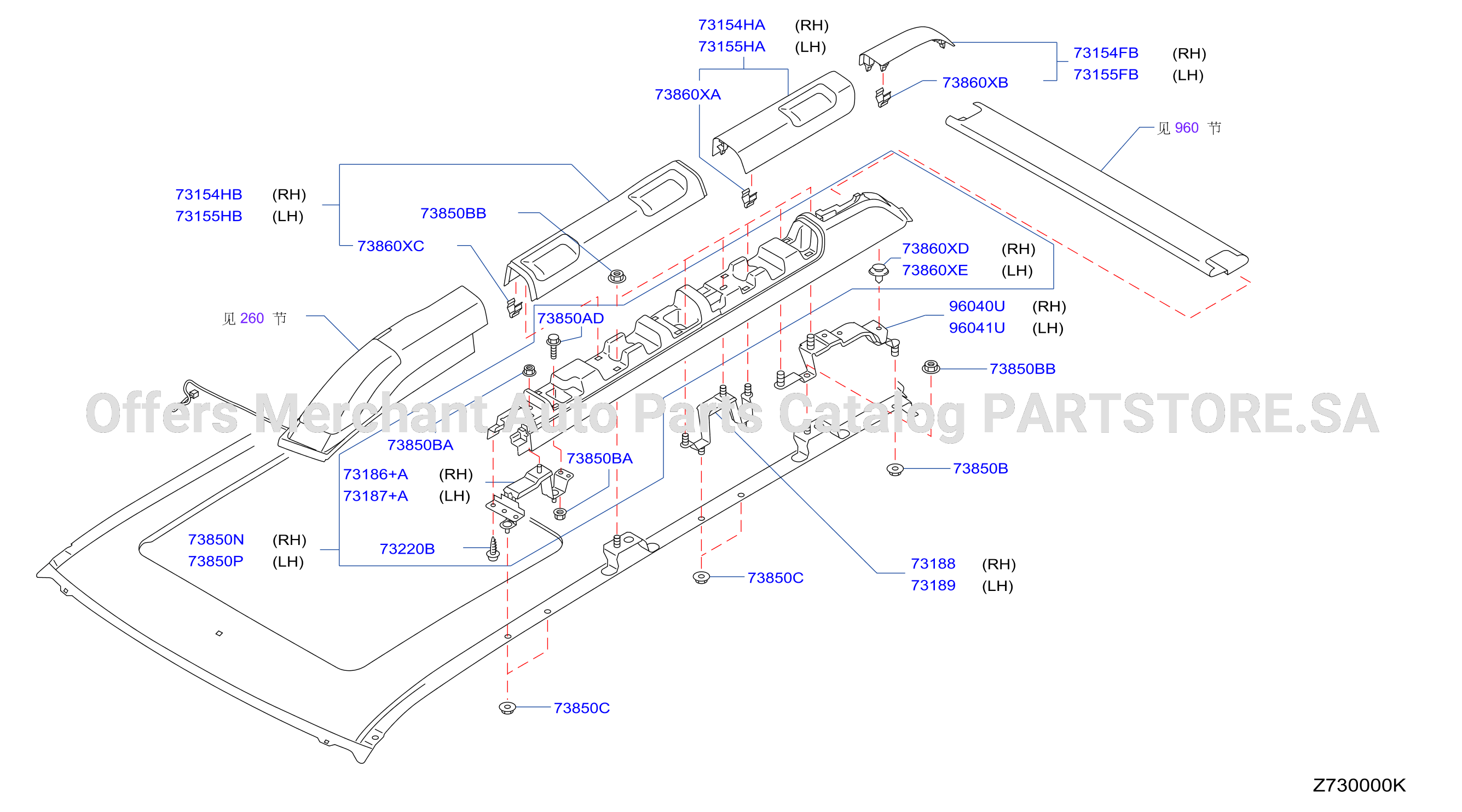 Roof Panel Fitting Sun Rack