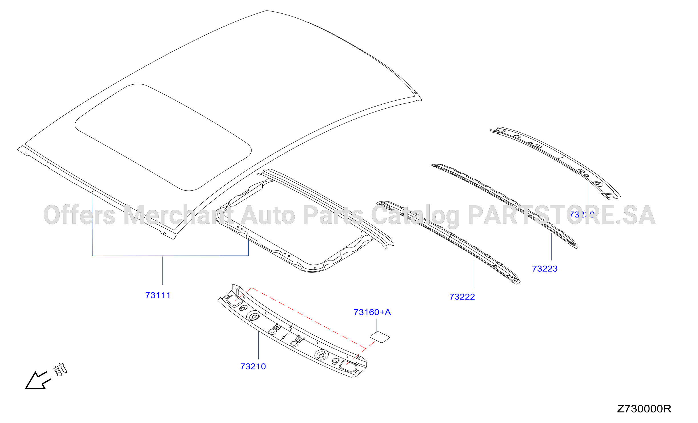 Roof Panel Fitting Sun Roof