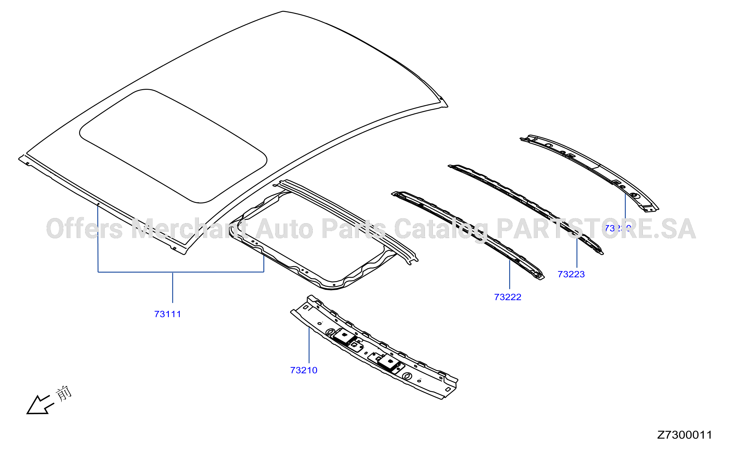 Roof Panel Fitting Sun Roof