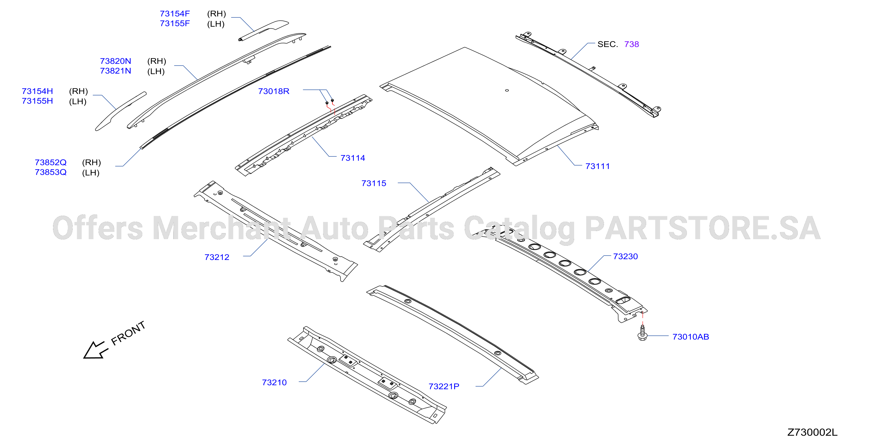 Roof Panel Fitting Sun Roof