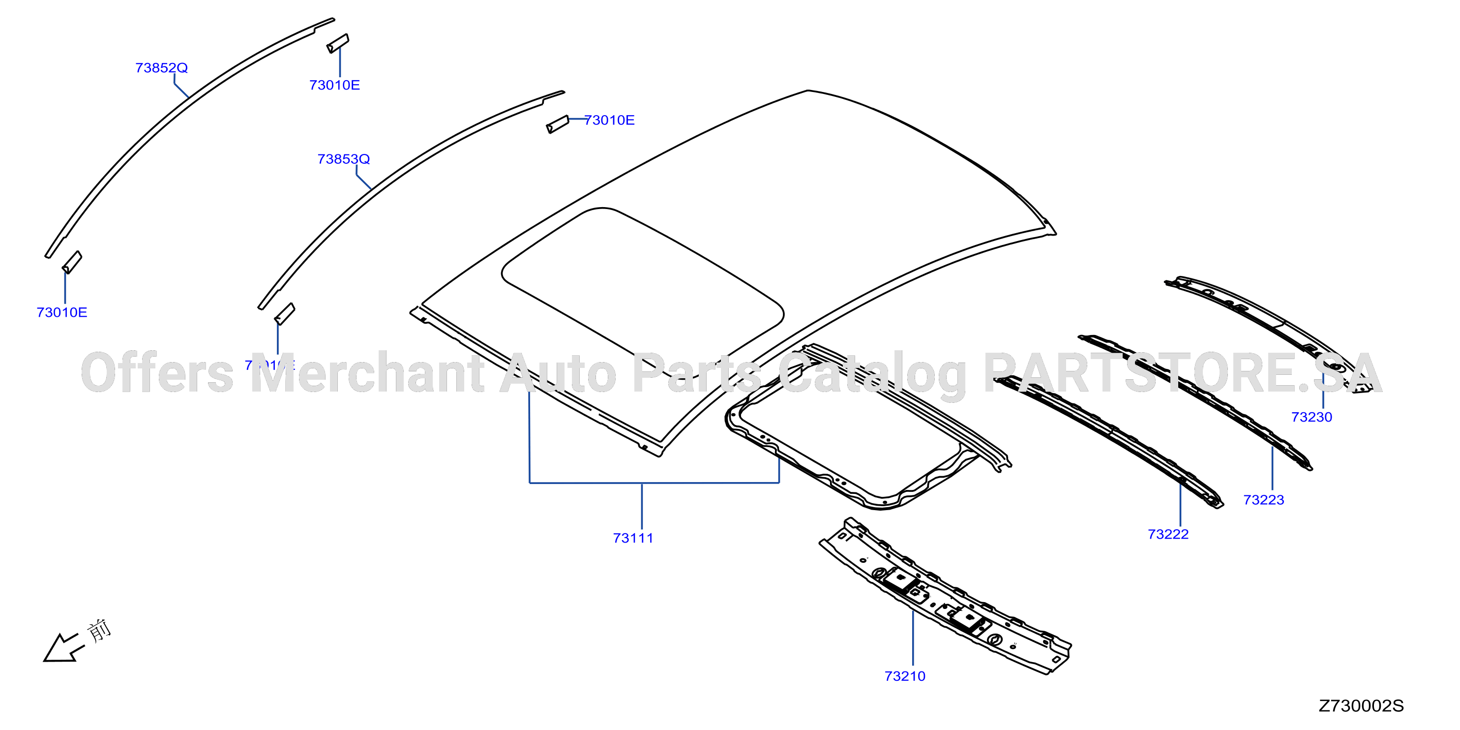 Roof Panel Fitting Sun Roof