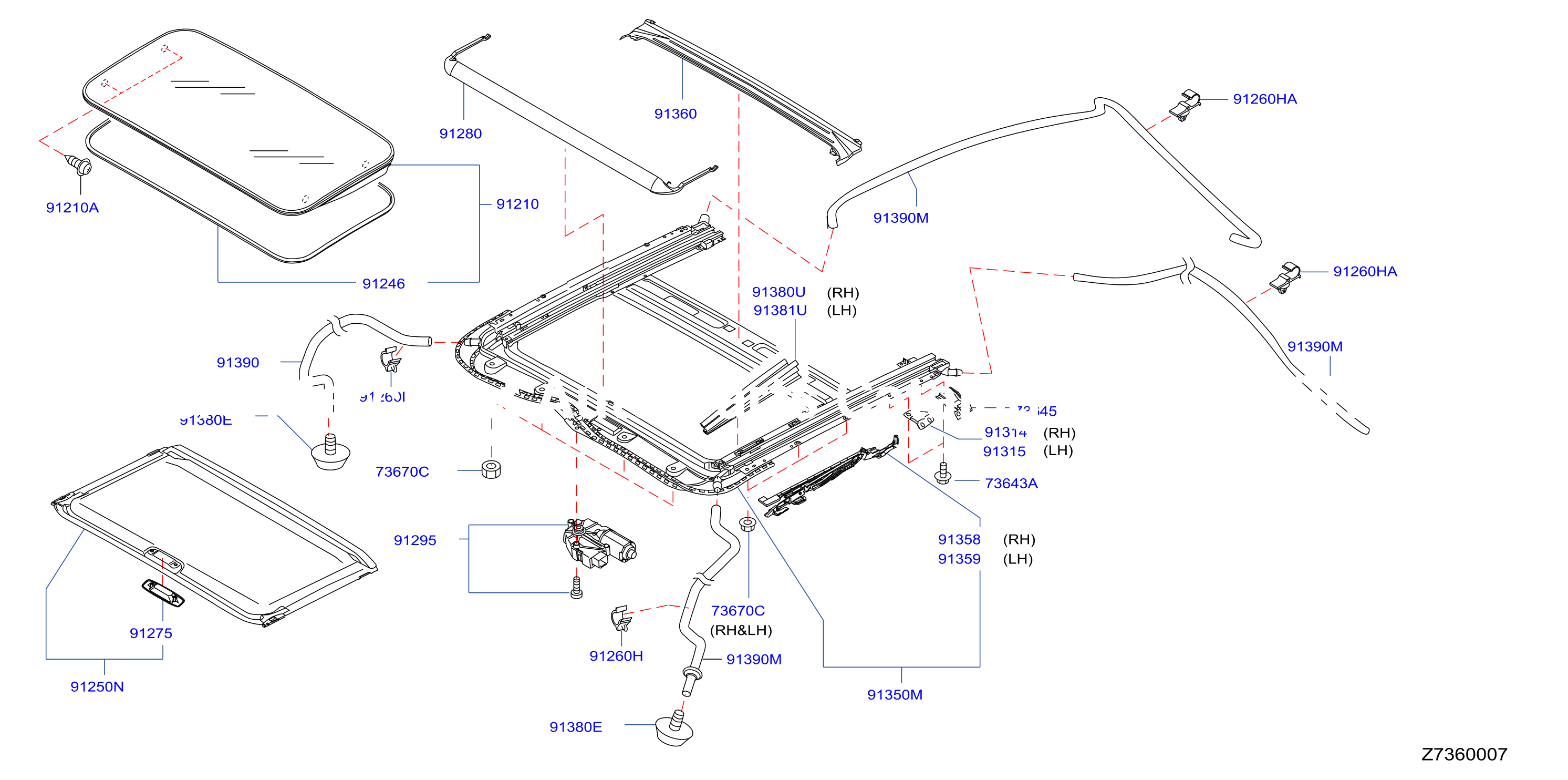 Sun Roof Parts Sun Roof