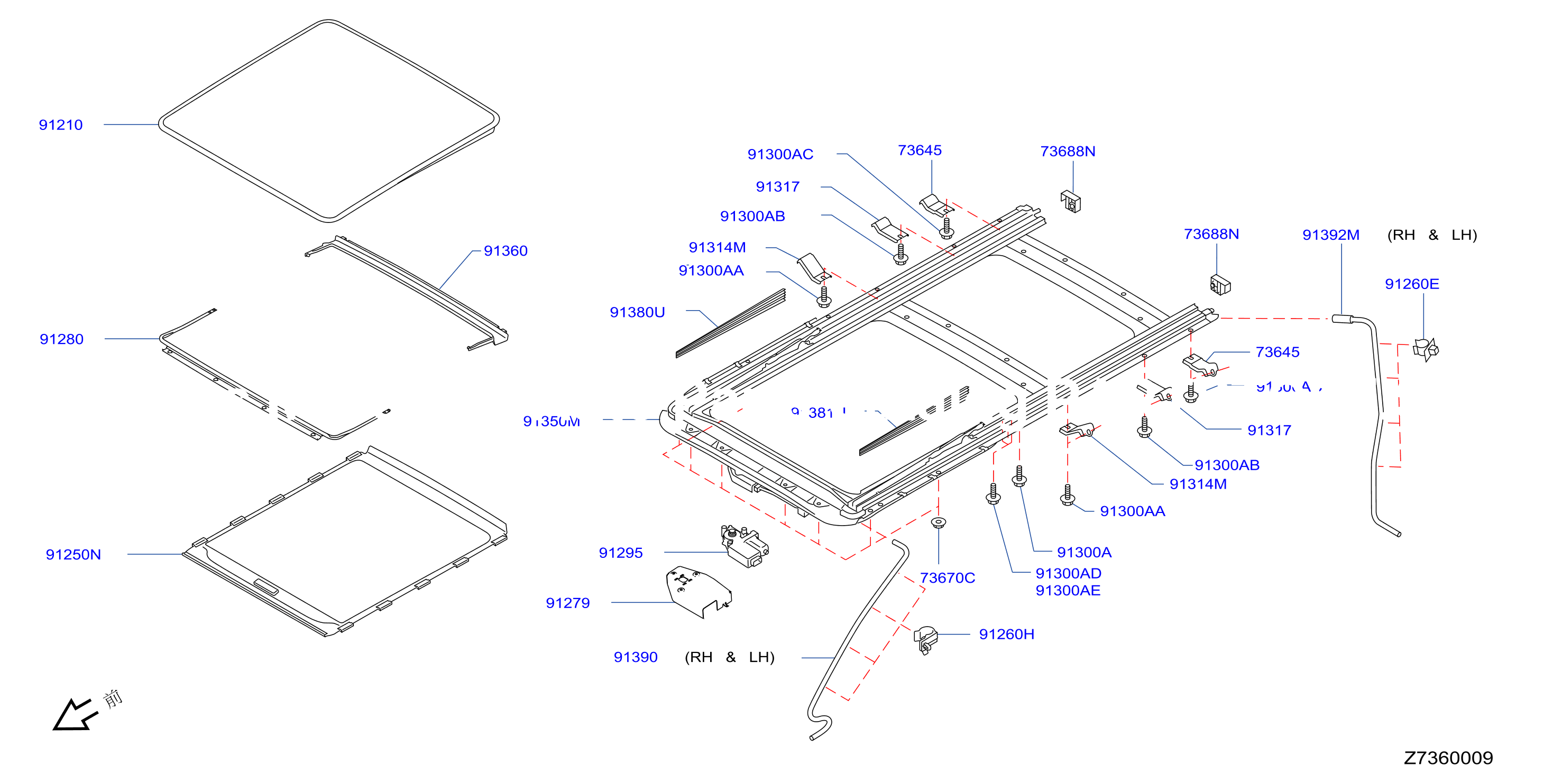 Sun Roof Parts