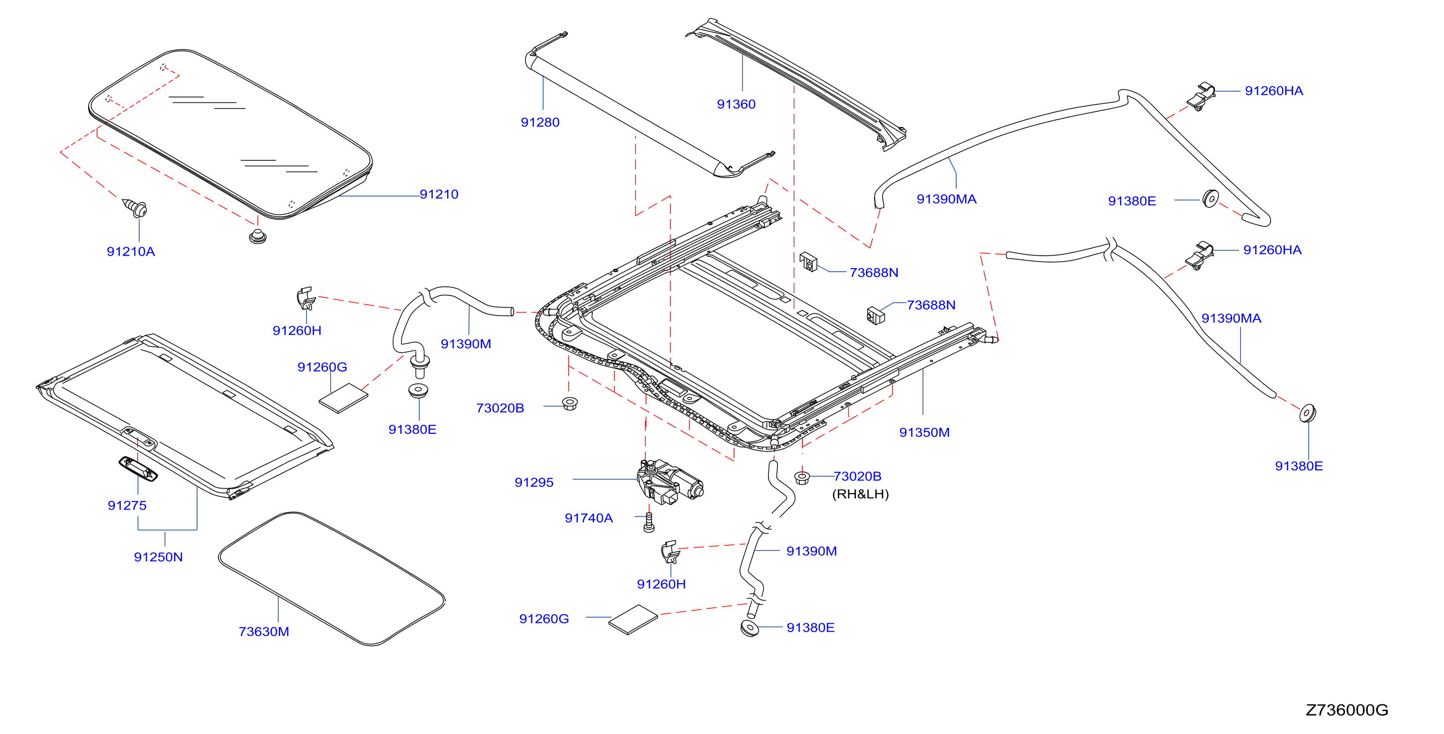 Sun Roof Parts