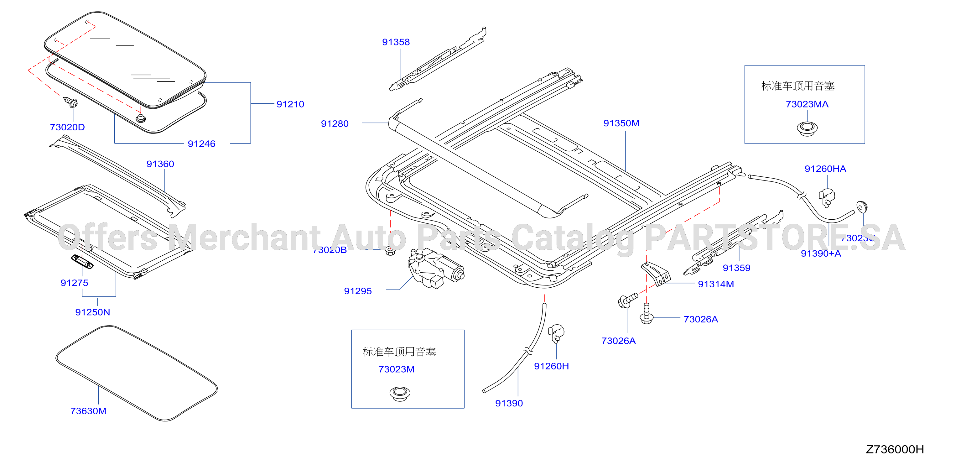 Sun Roof Parts