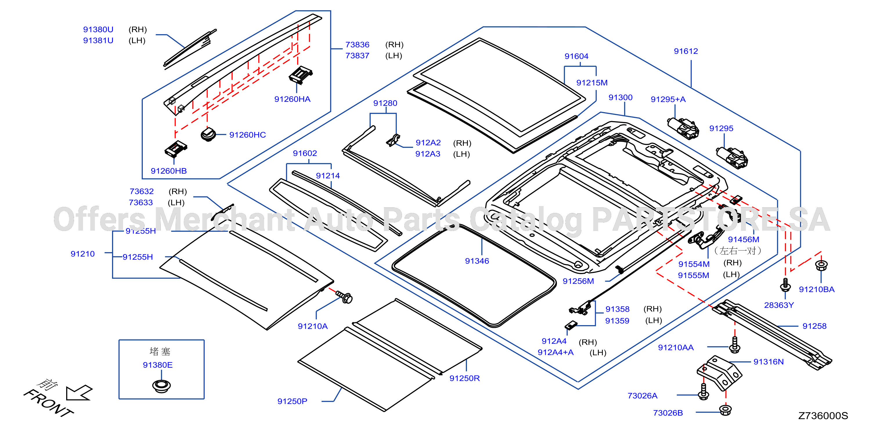 Sun Roof Parts