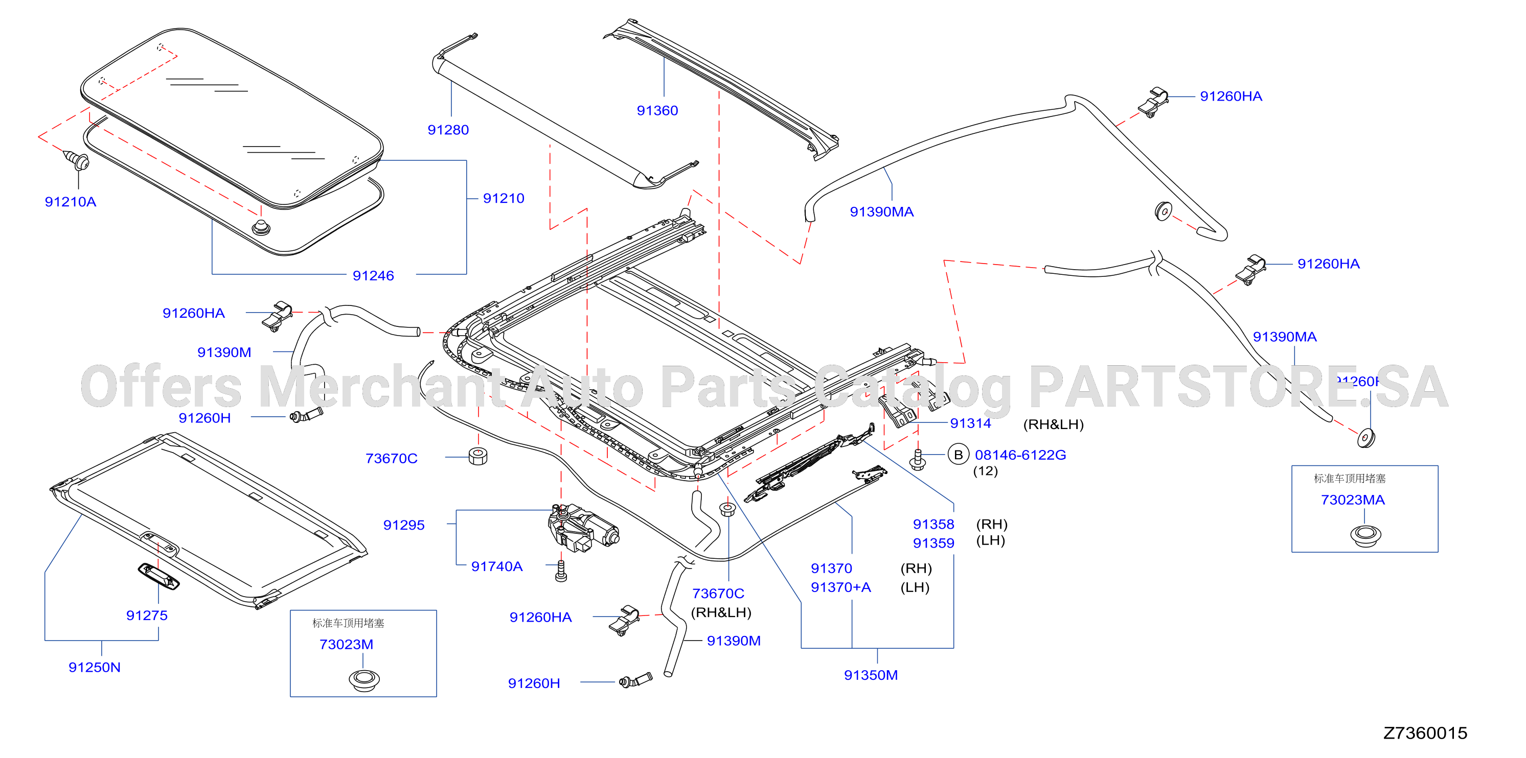 Sun Roof Parts