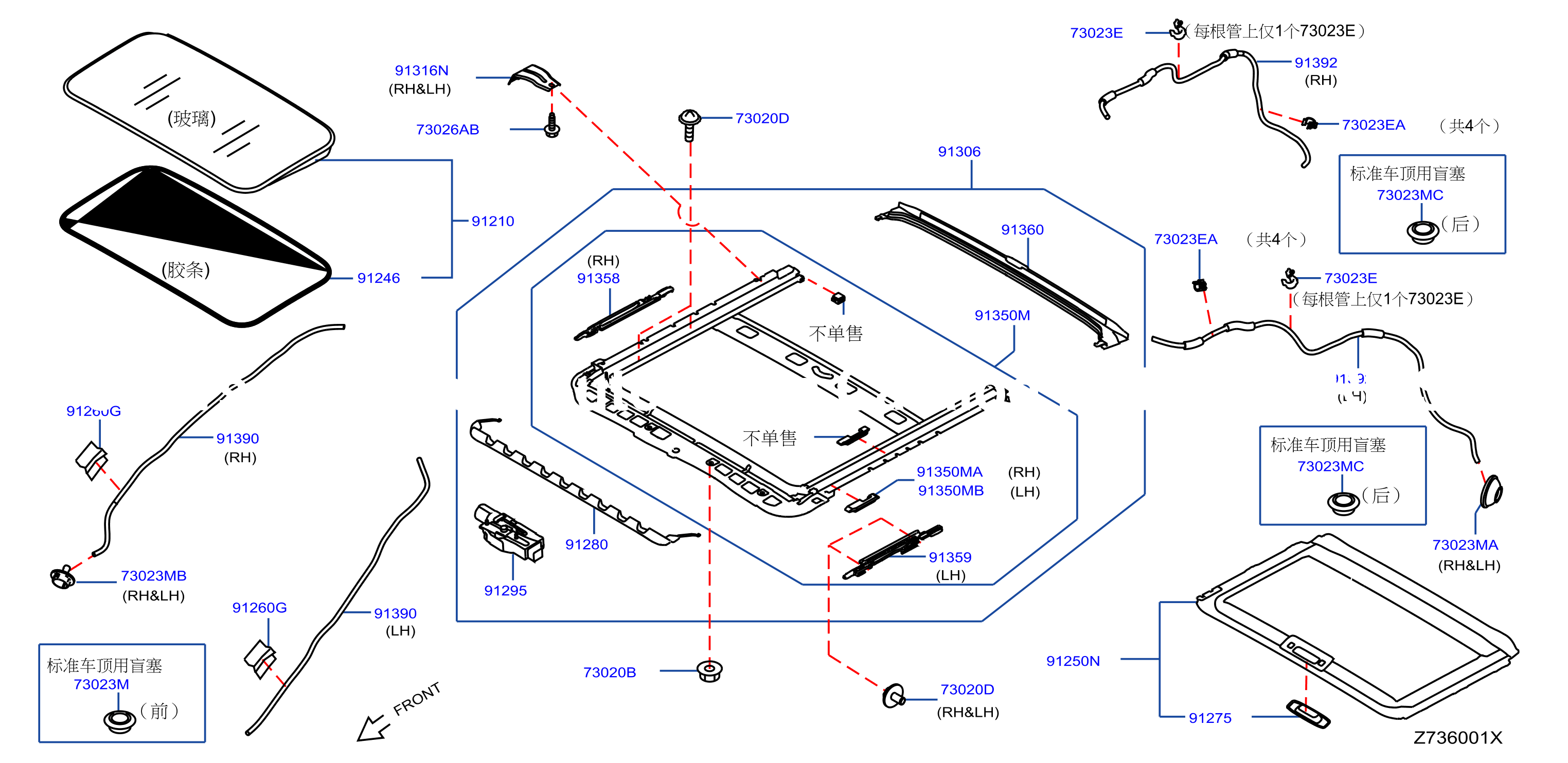 Sun Roof Parts