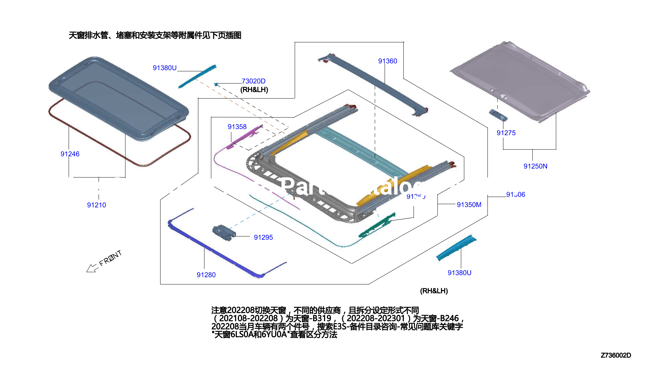 Sun Roof Parts Cvt Sunfoof 2