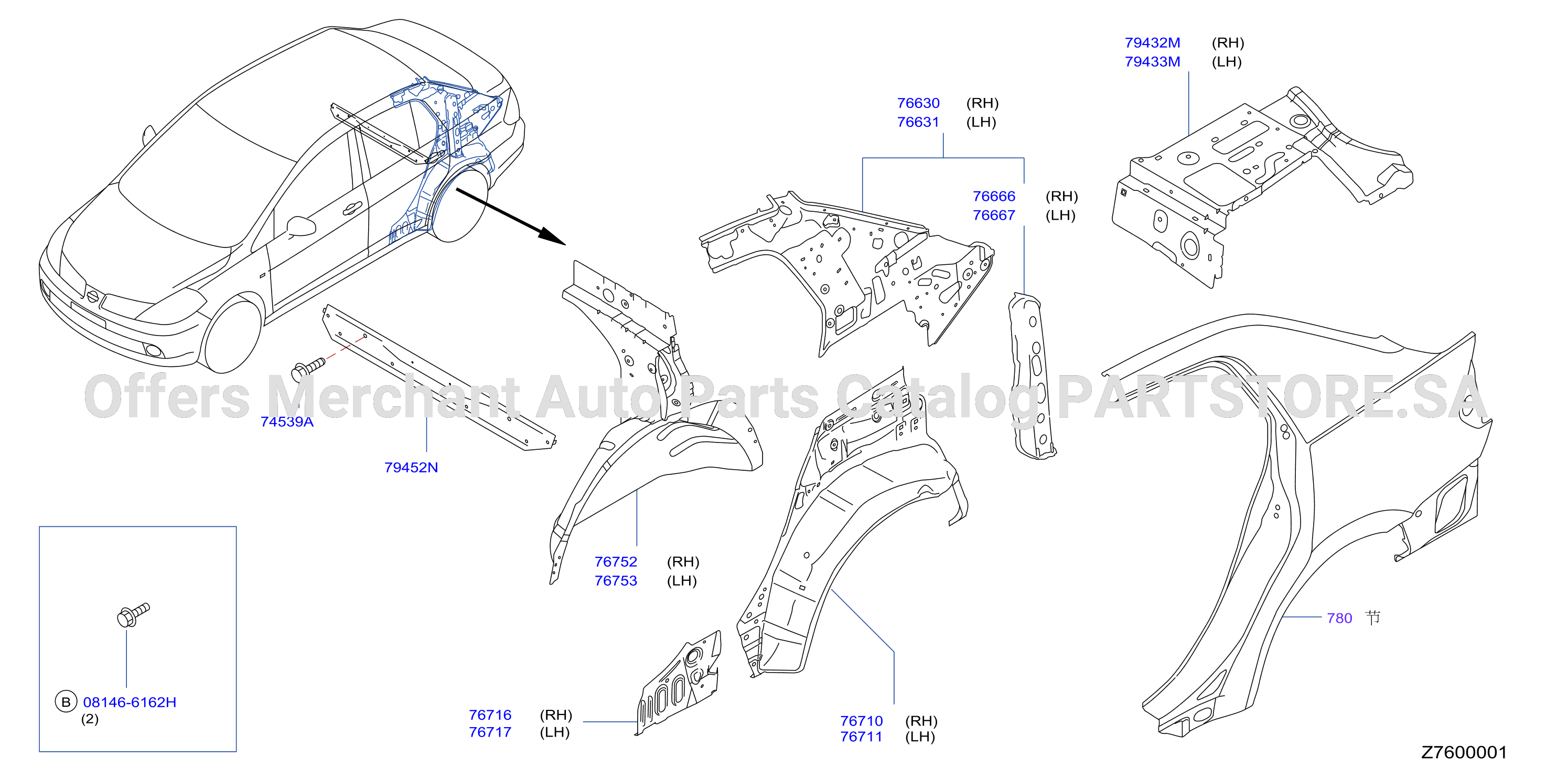 Body Side Panel Rear