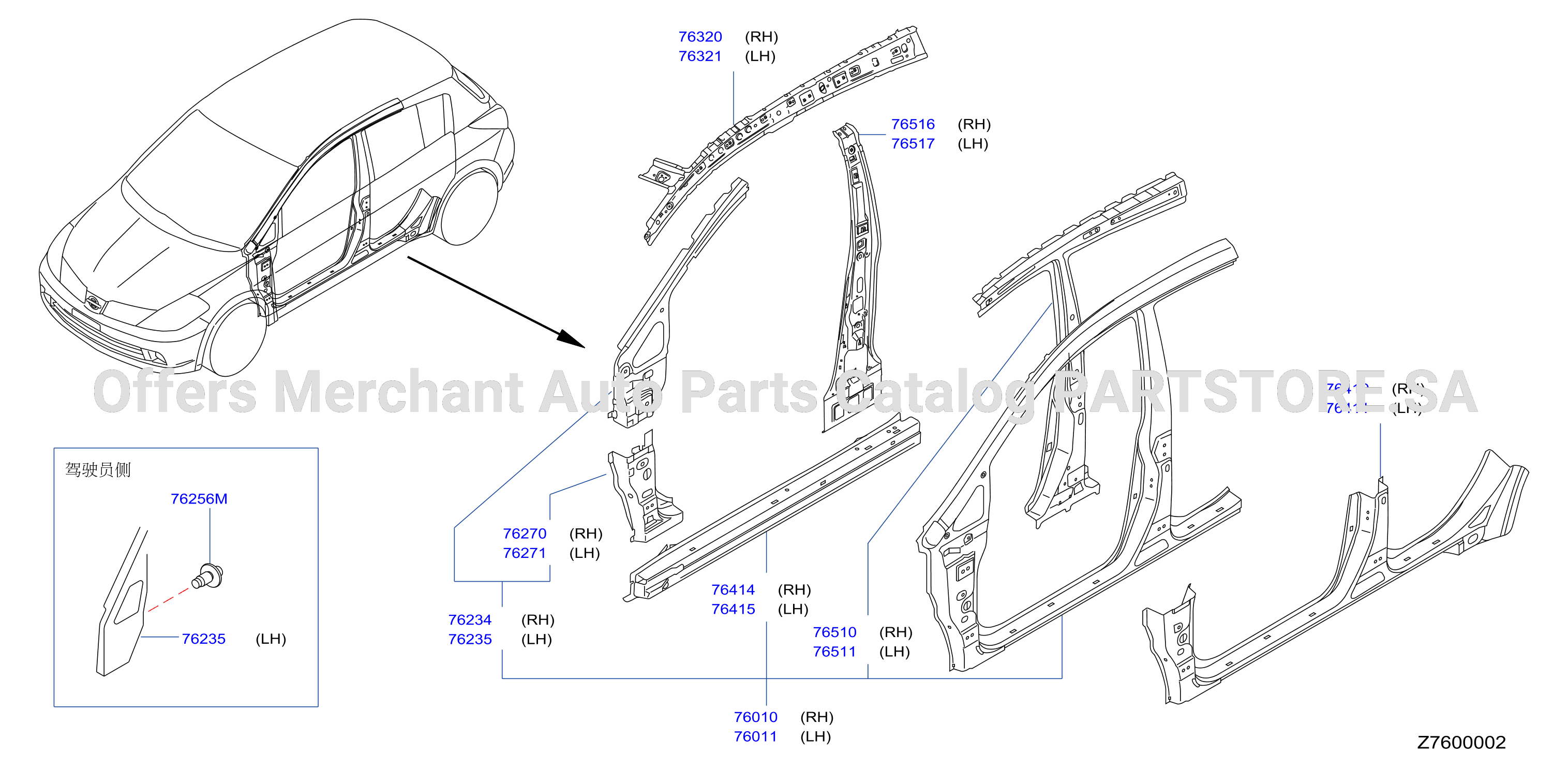 Body Side Panel Front