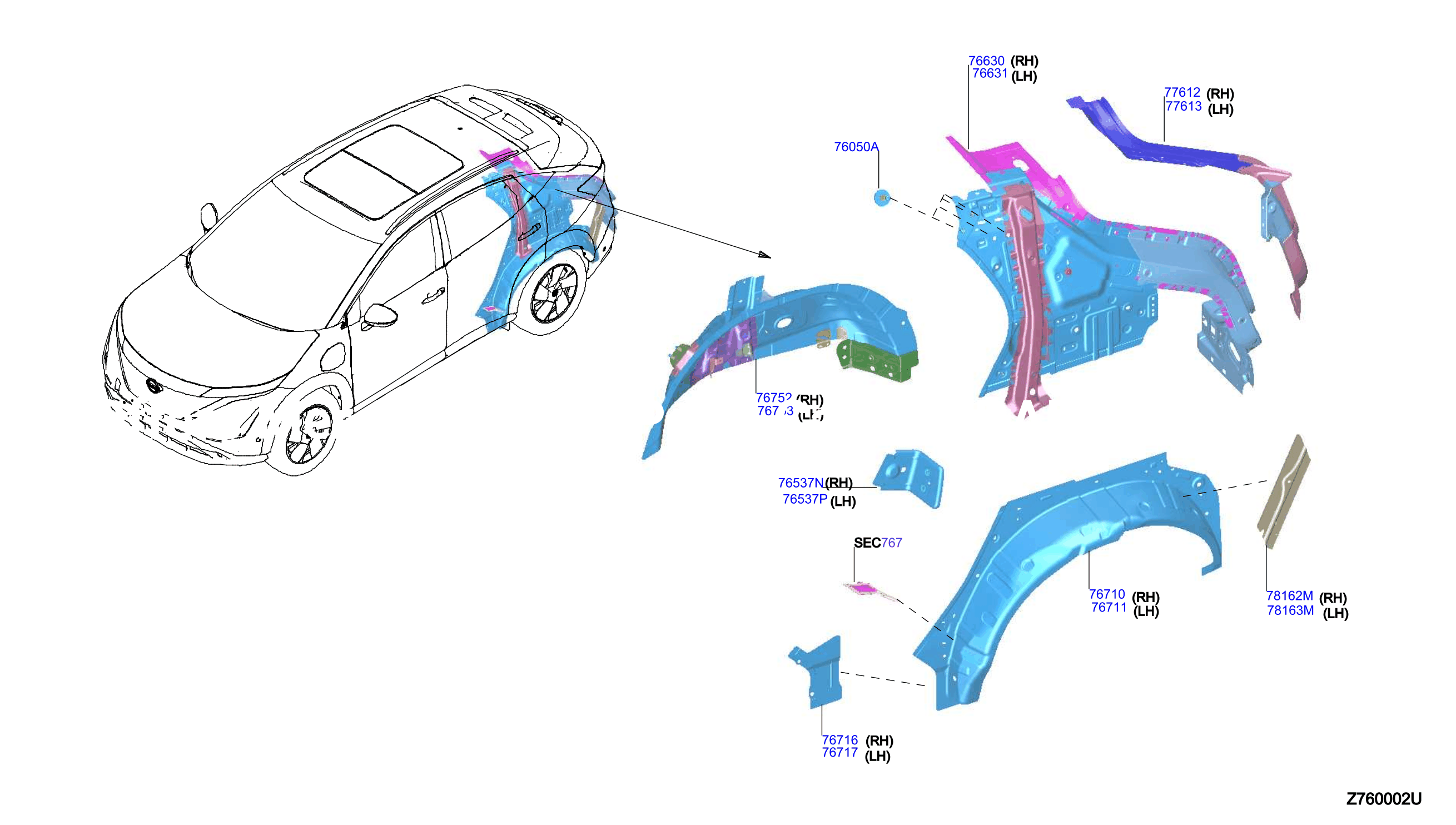 Body Side Panel Rr