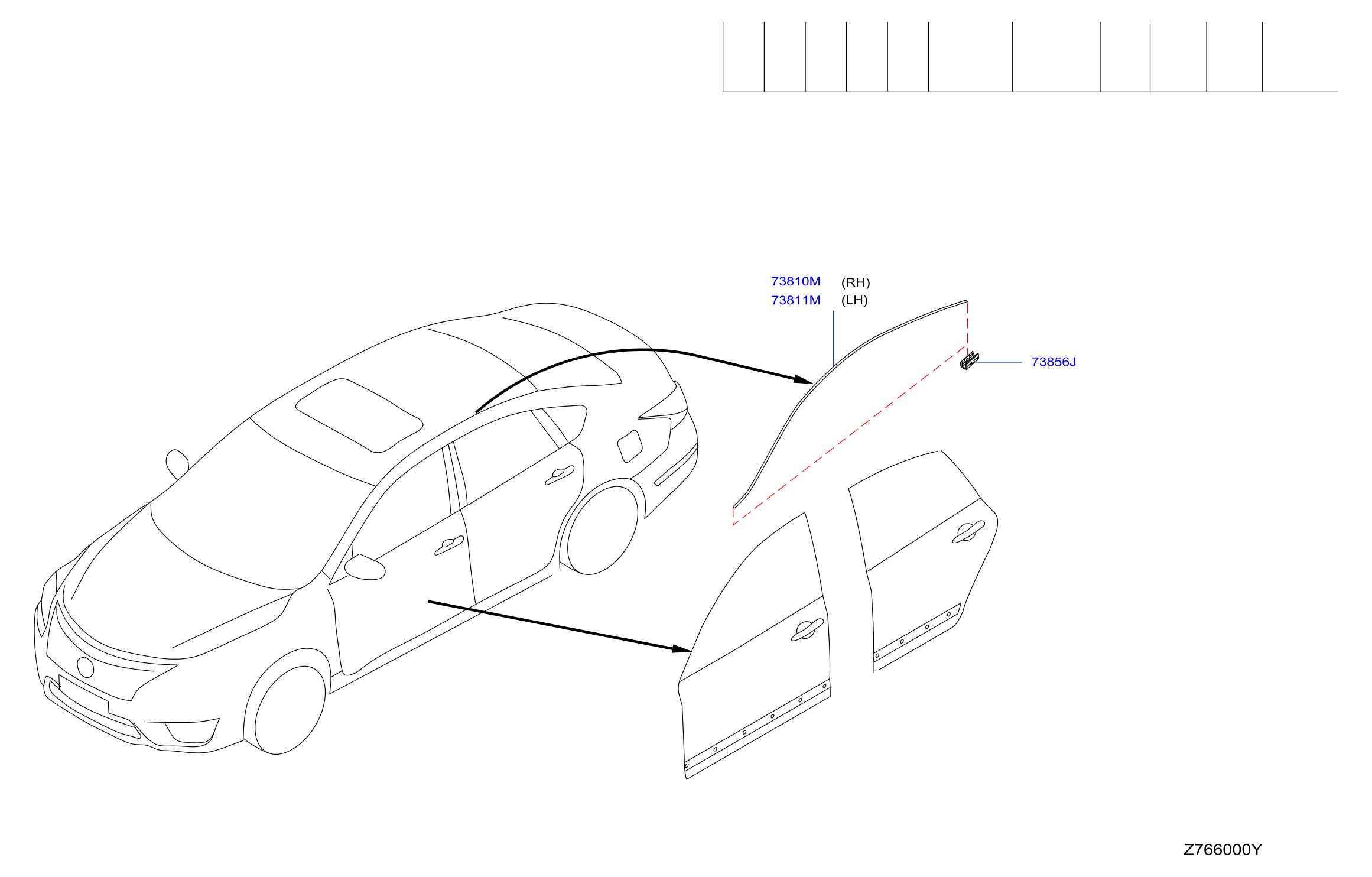 Body Side Moulding Nsed