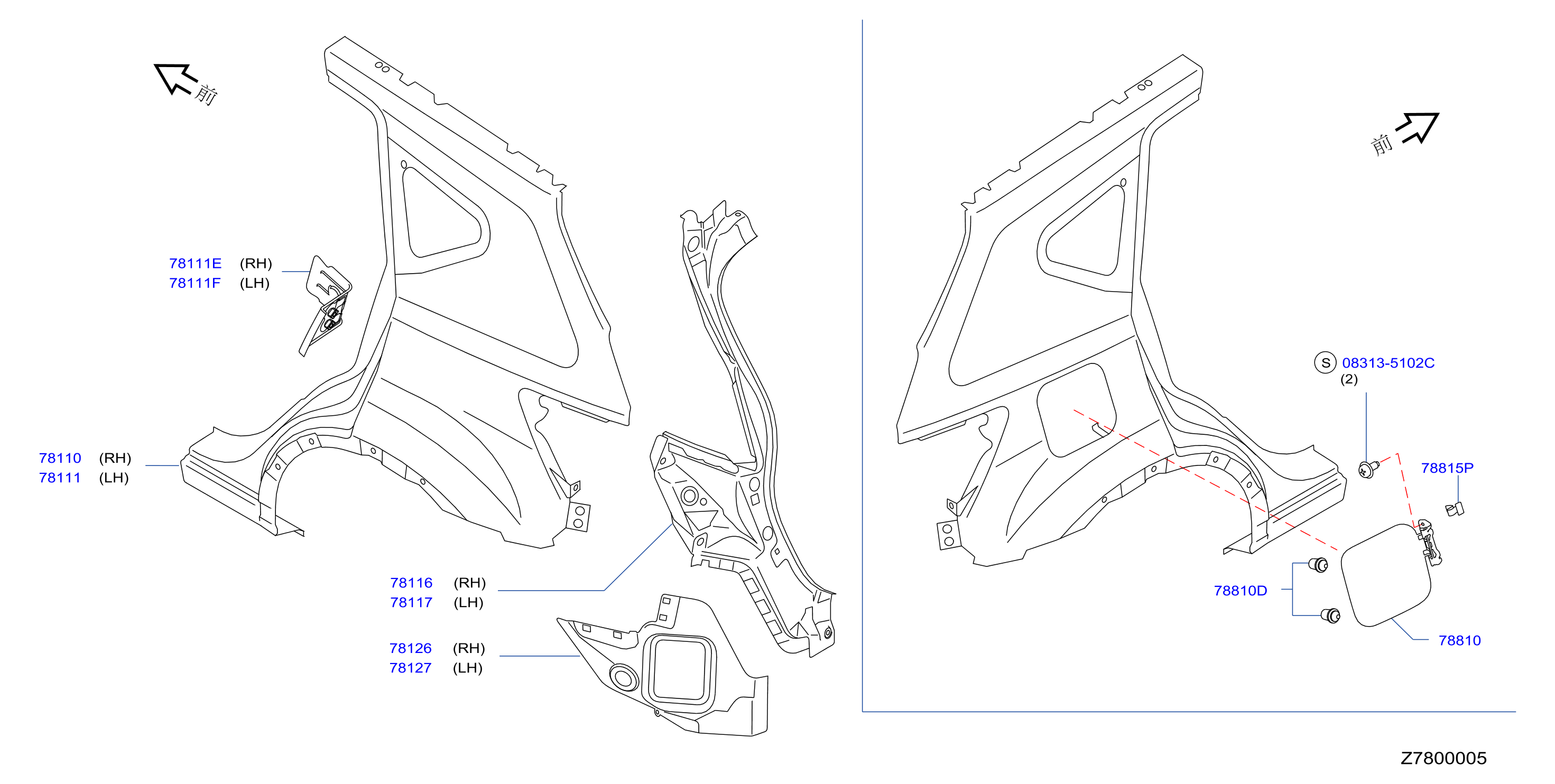 Rear Fender Fitting
