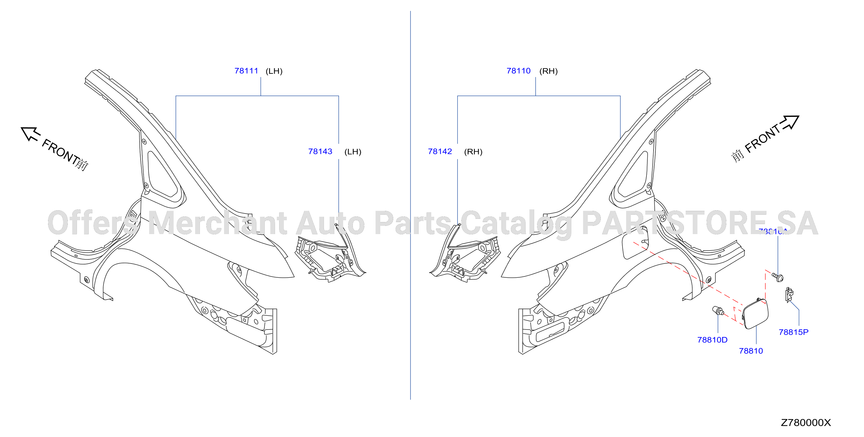 Rear Fender Fitting