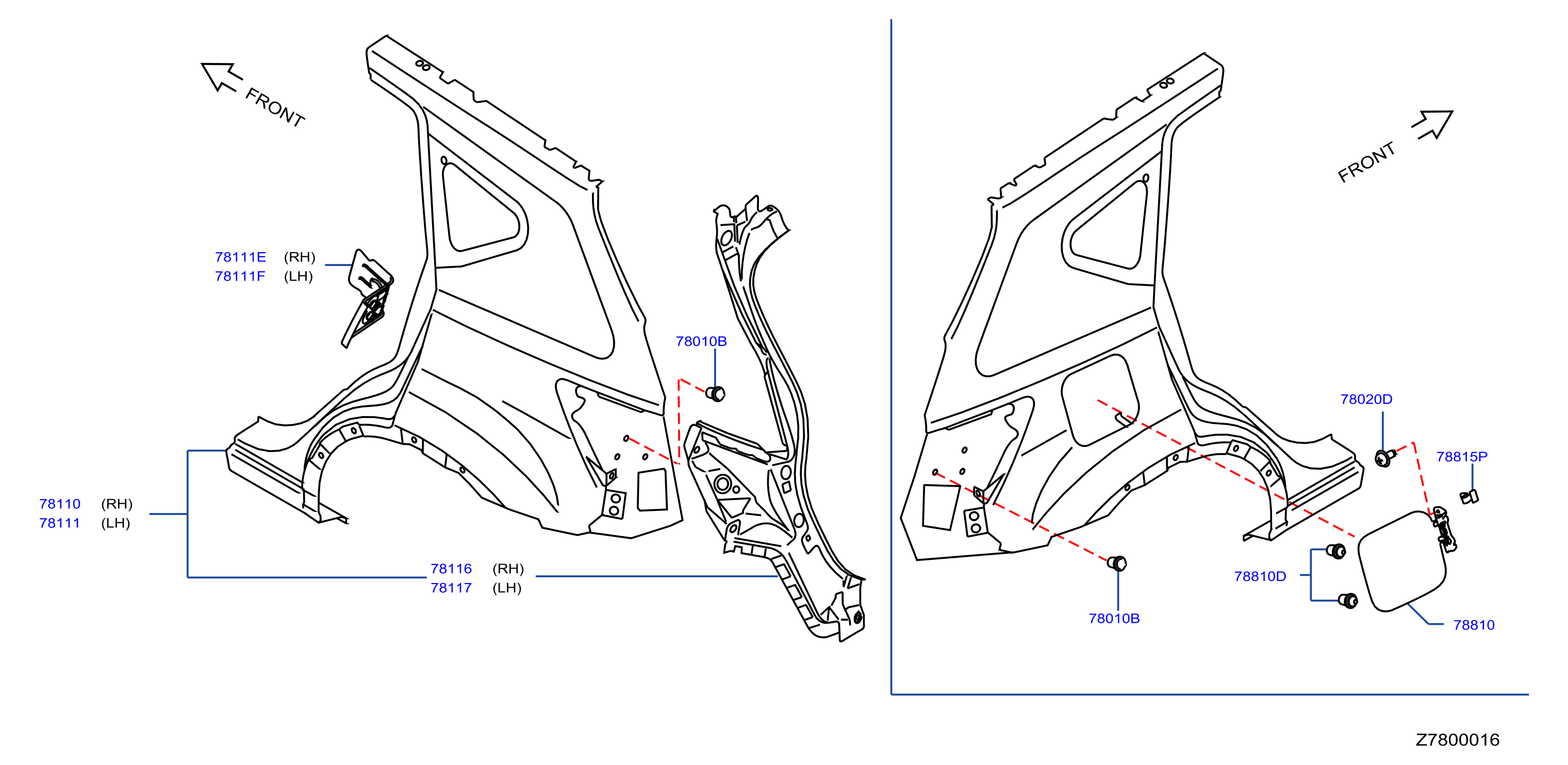 Rear Fender Fitting Rr Fender