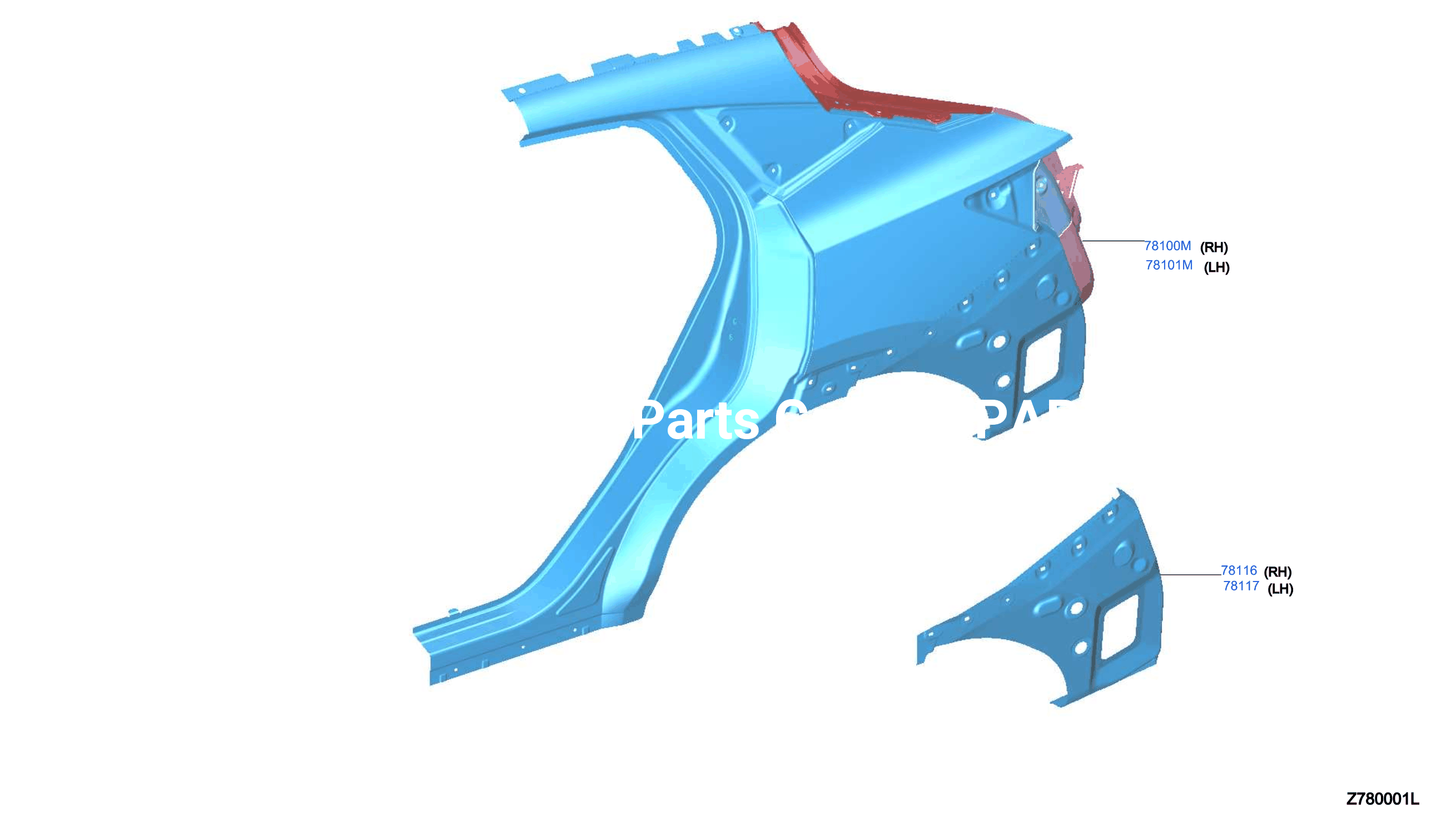 Rear Fender Fitting