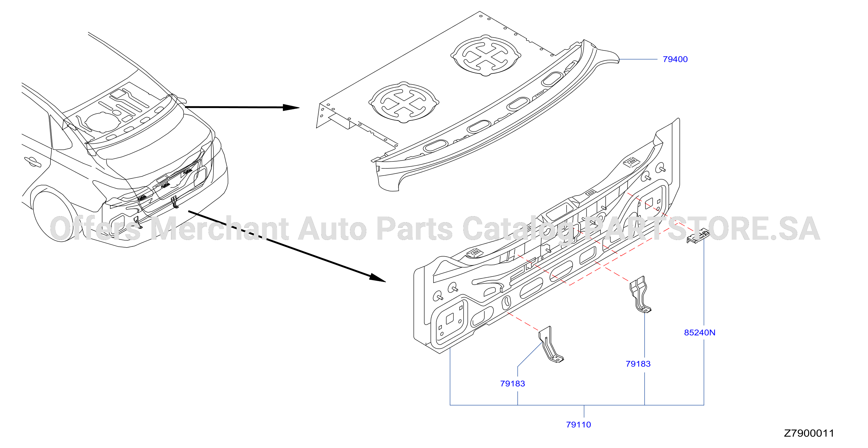 Rear Back Panel Fitting