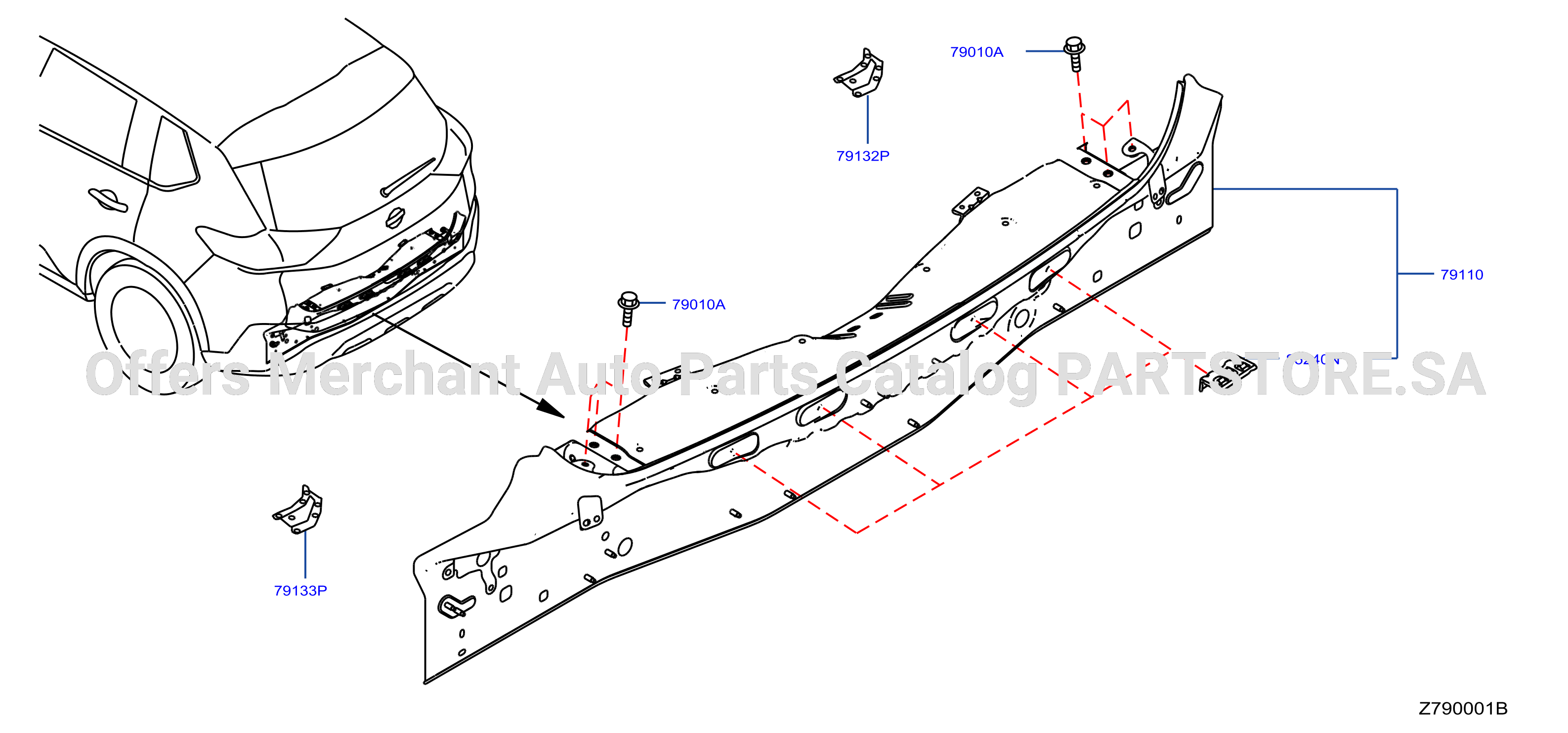 Rear Back Panel Fitting