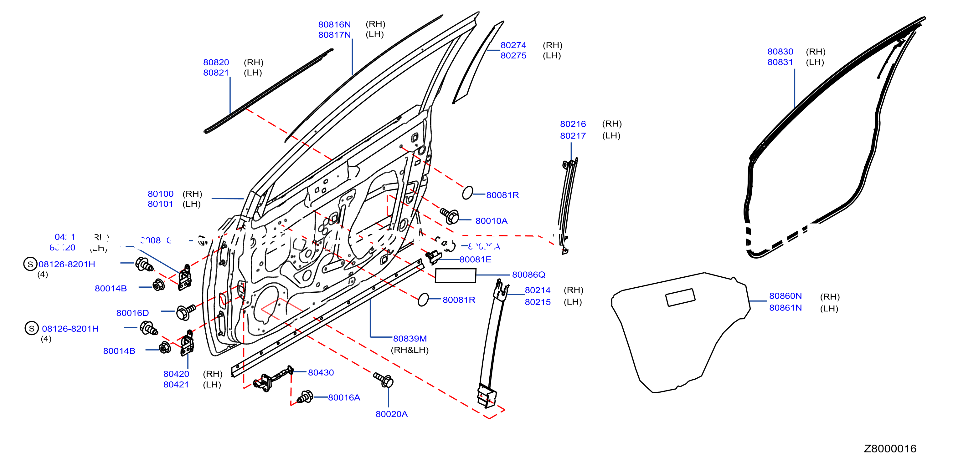 Front Door Panel Fitting