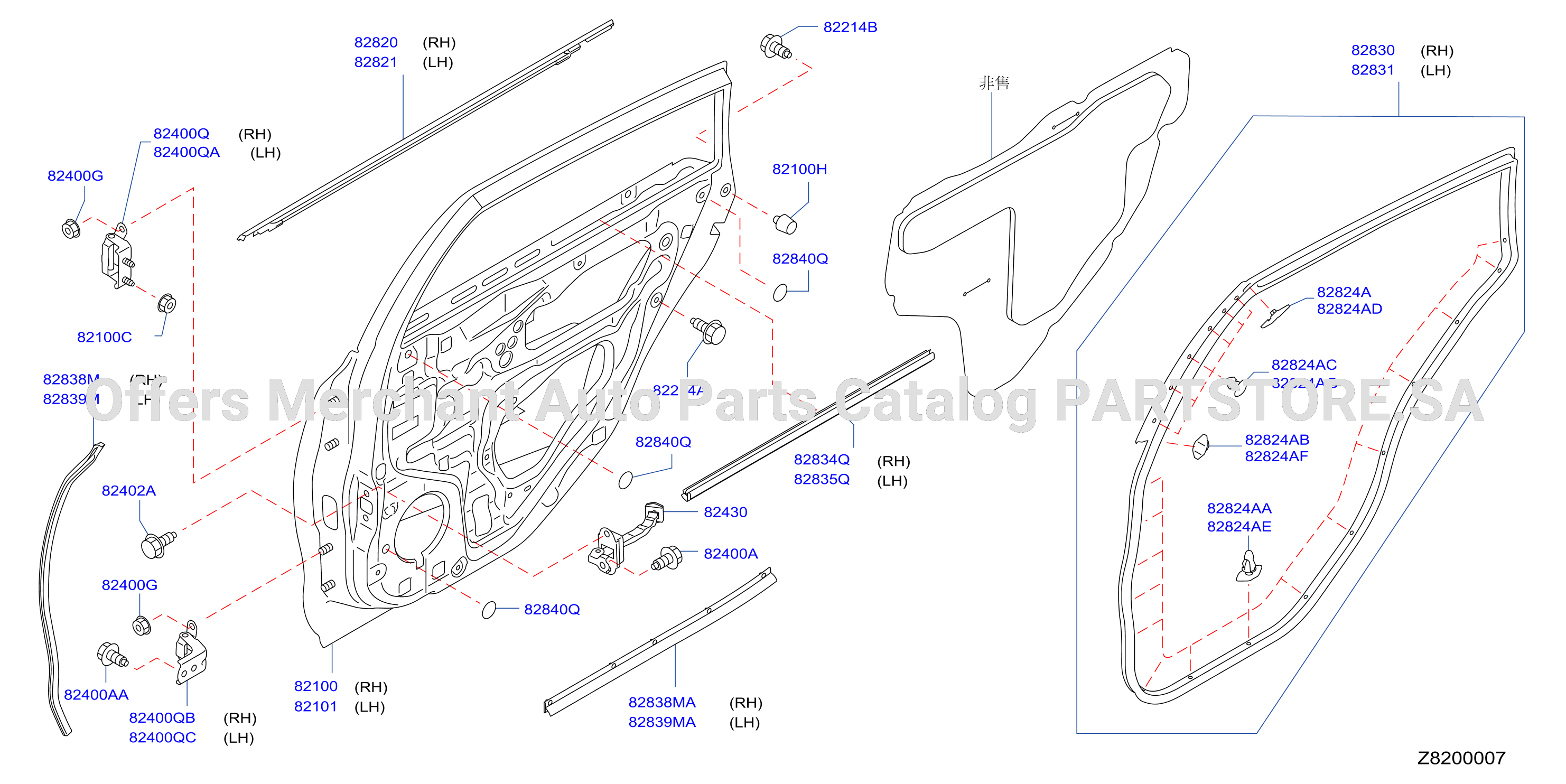 Rear Door Panel Fitting