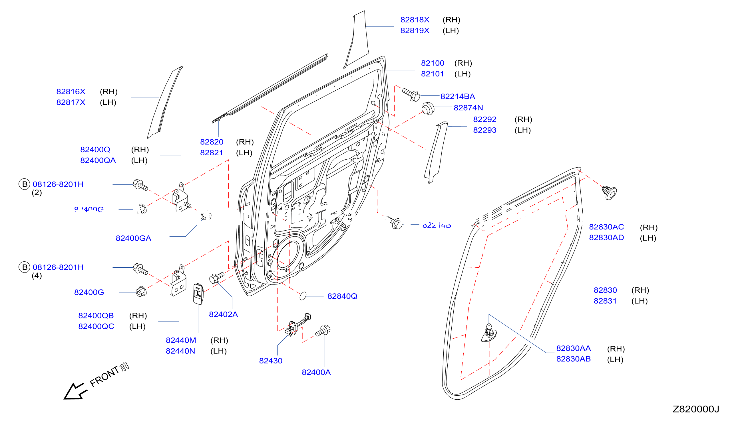 Rear Door Panel Fitting
