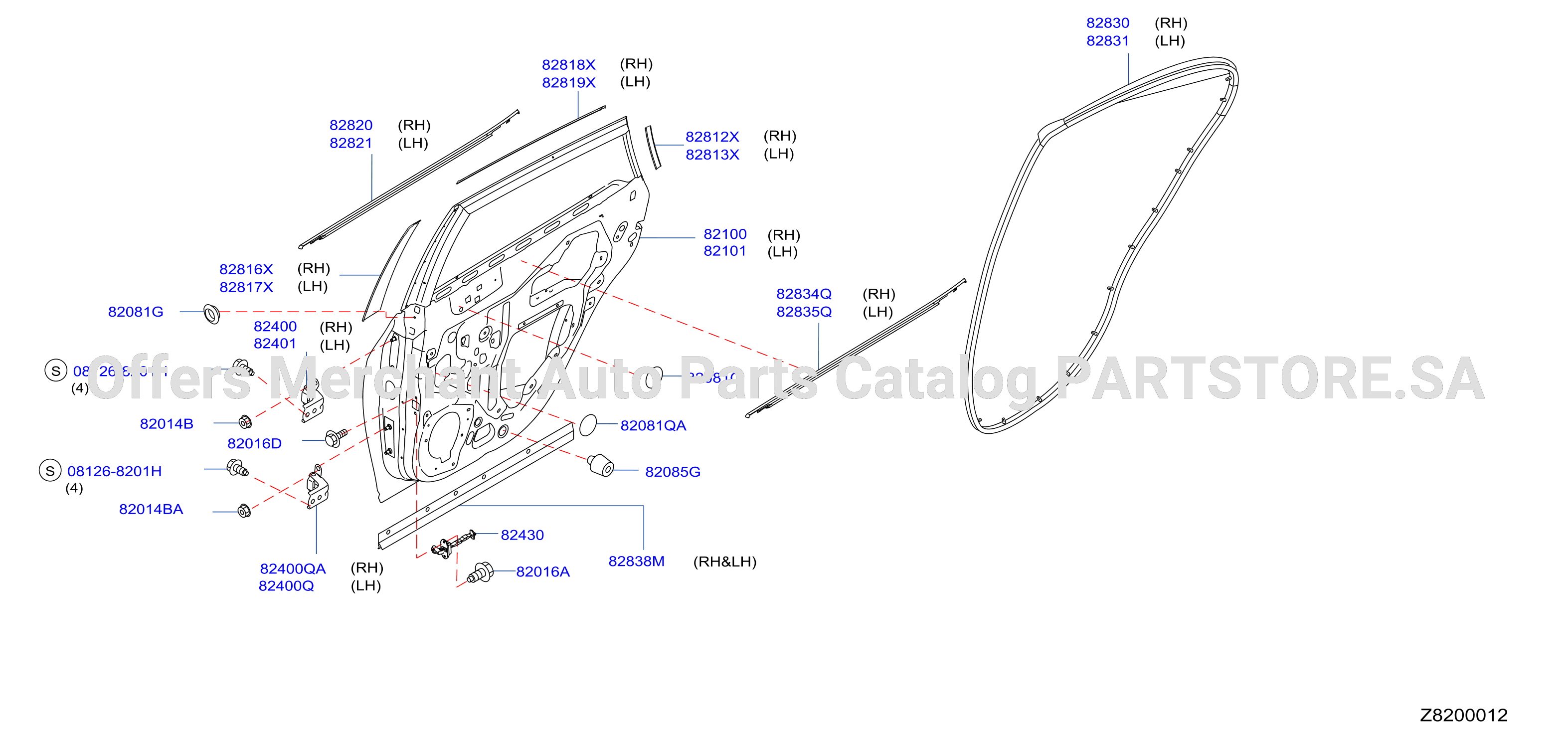 Rear Door Panel Fitting