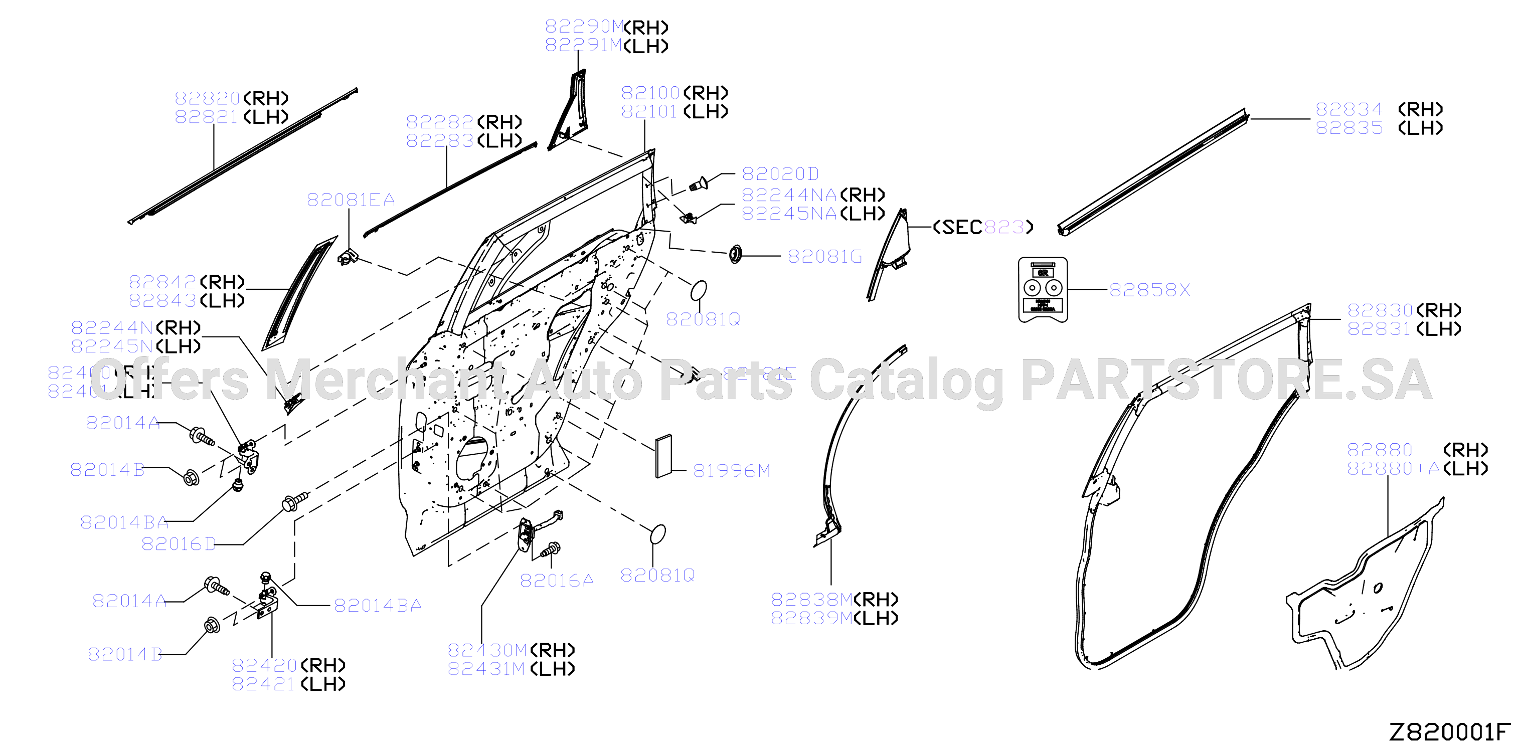 Rear Door Panel Fitting