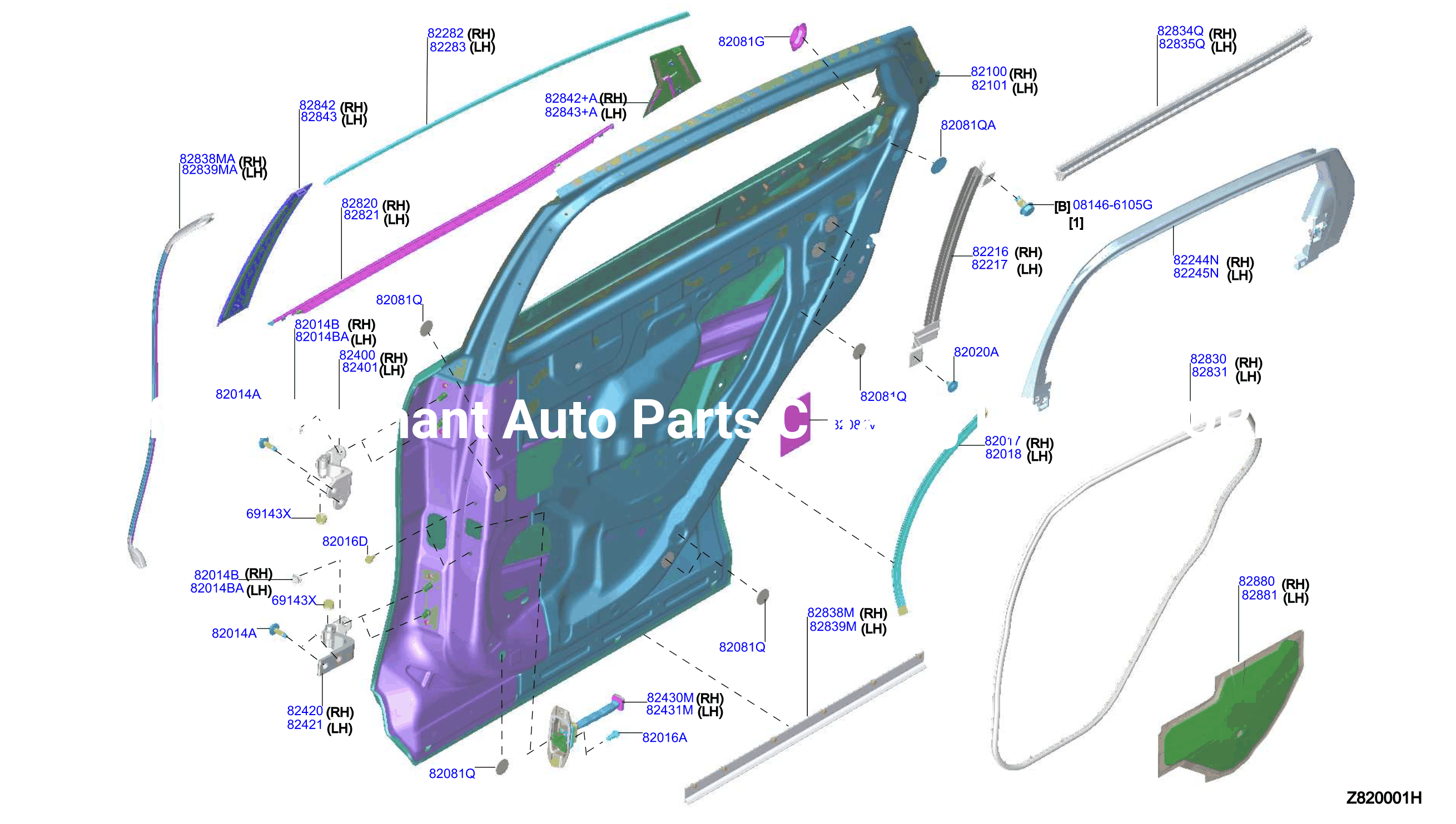Rear Door Panel Fitting