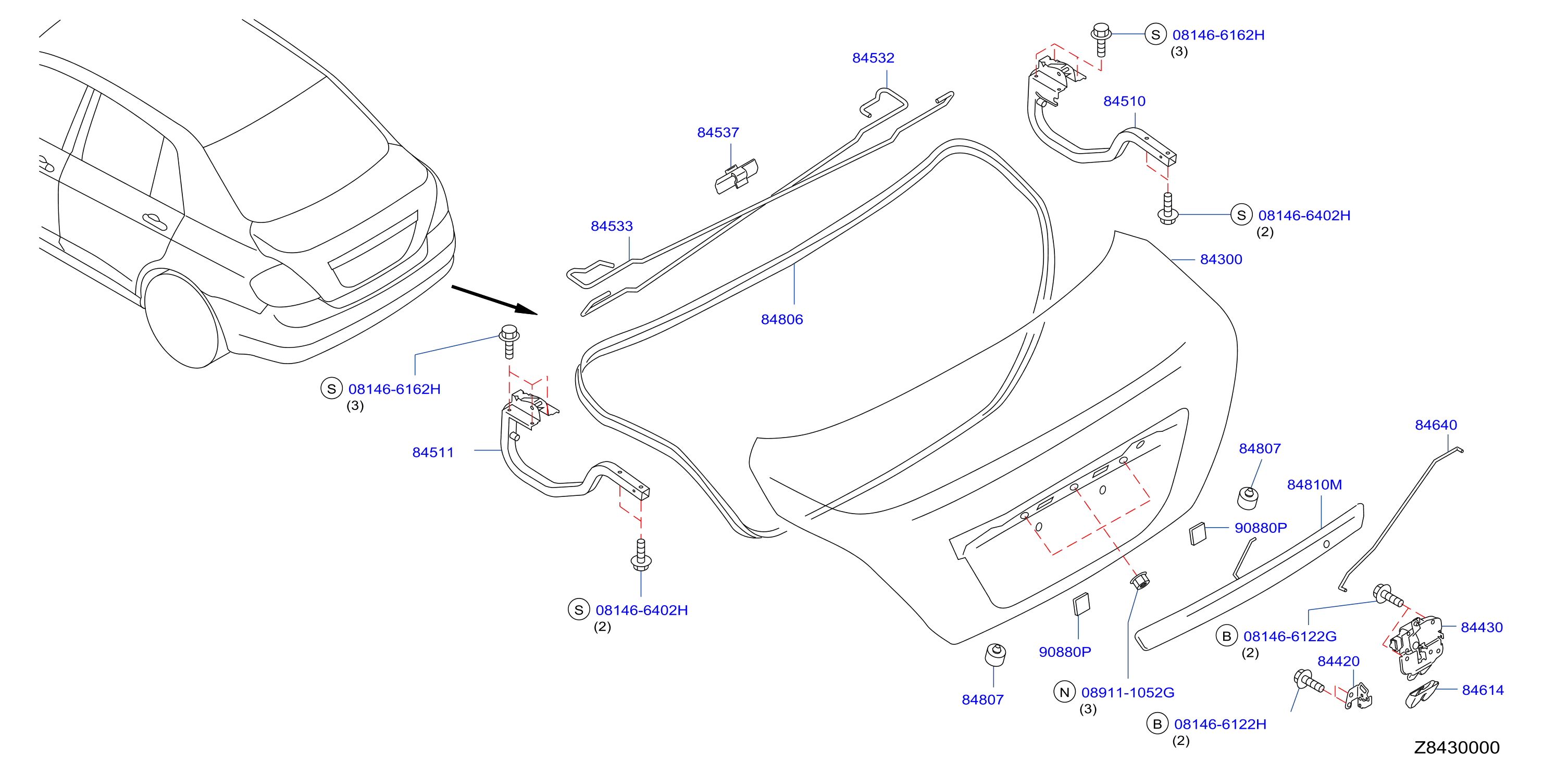 Trunk Lid Fitting
