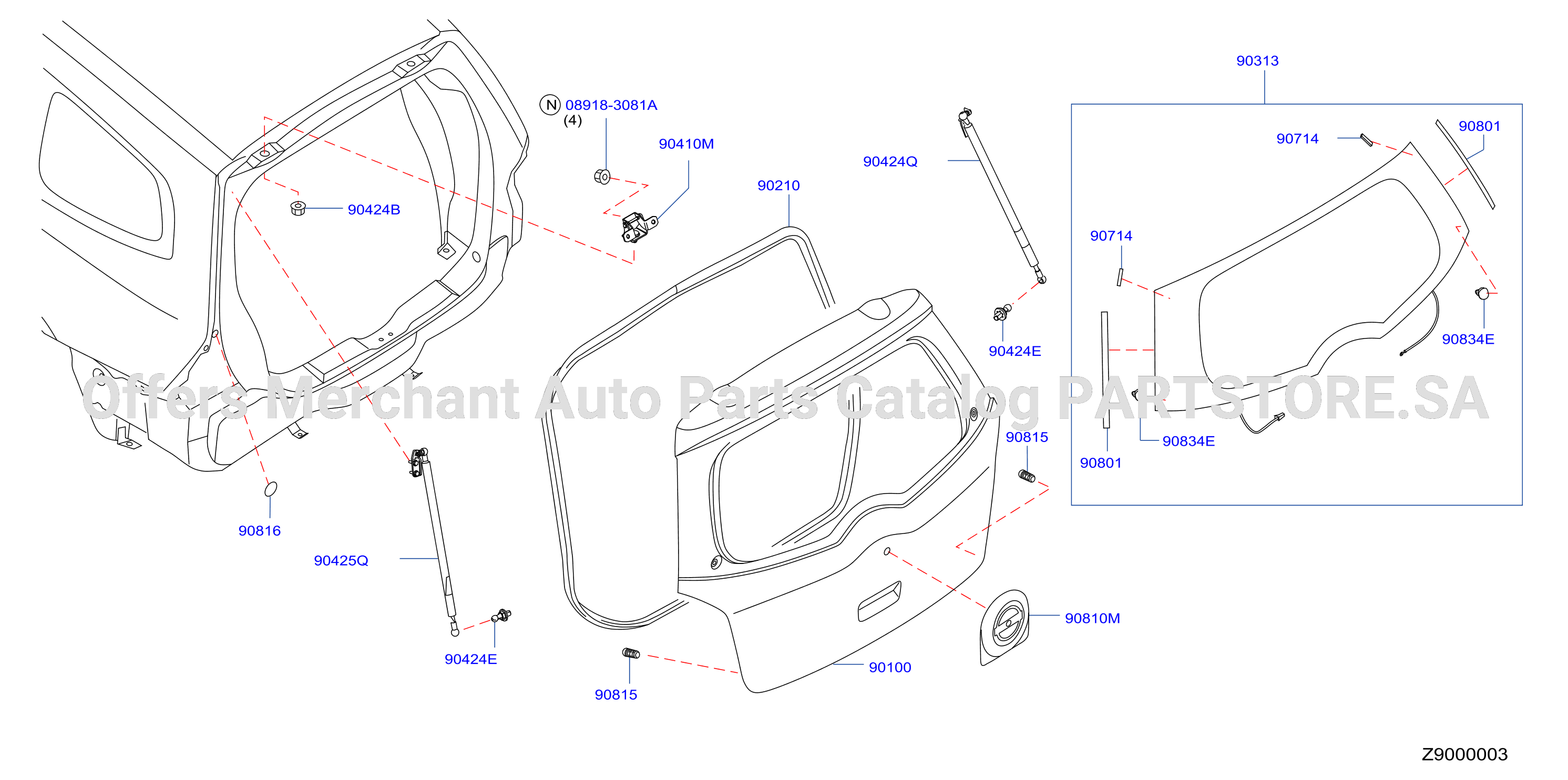 Back Door Panel Fitting