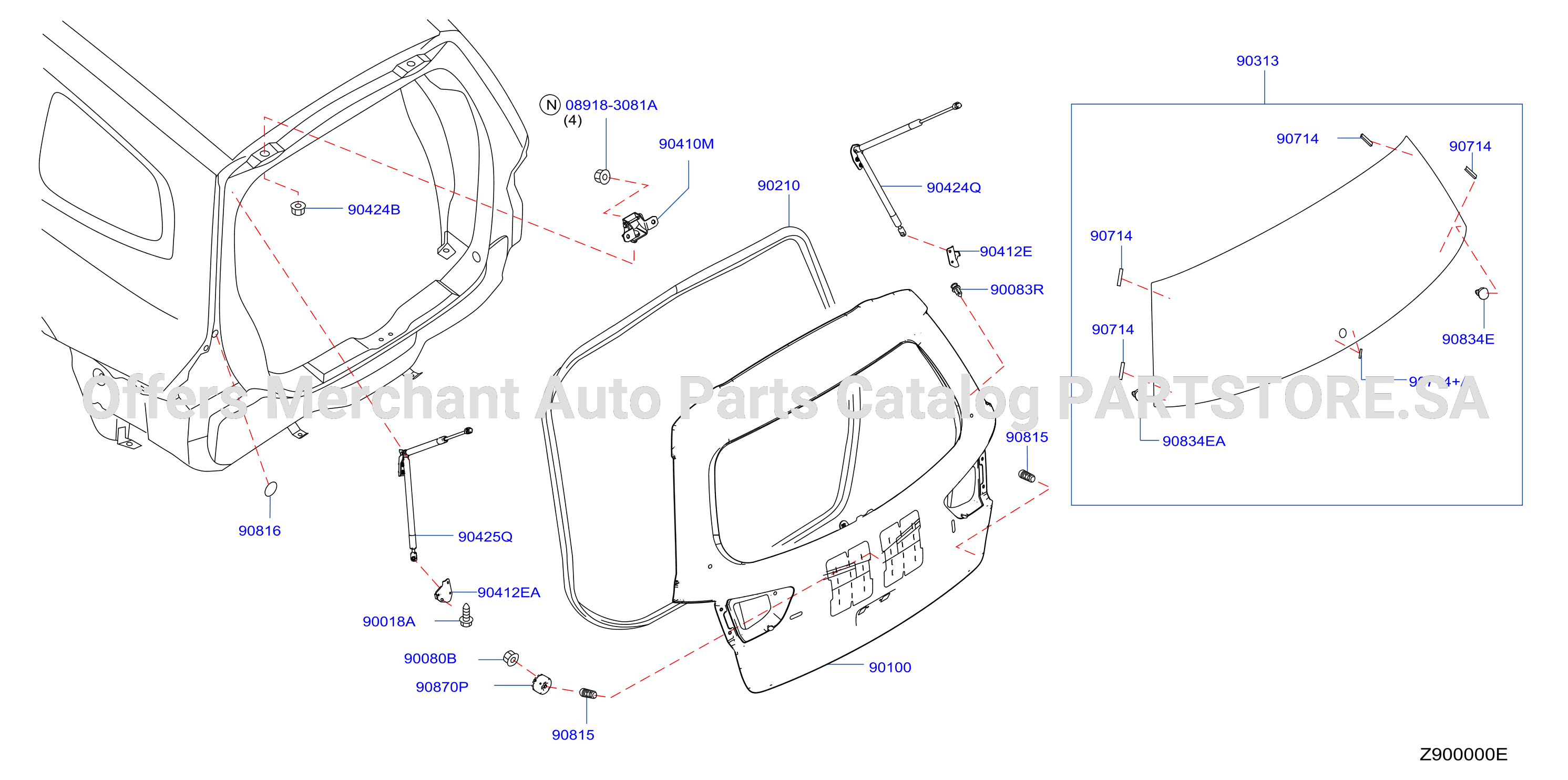 Back Door Panel Fitting