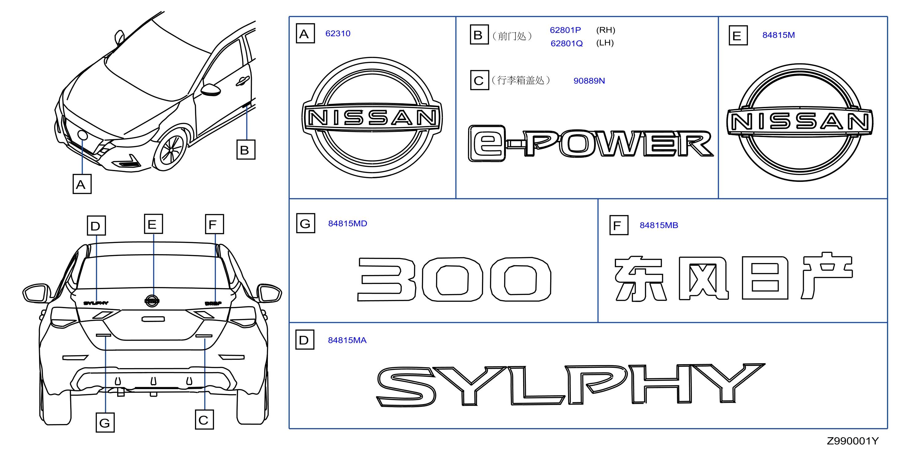 Emblem Name Label E Power