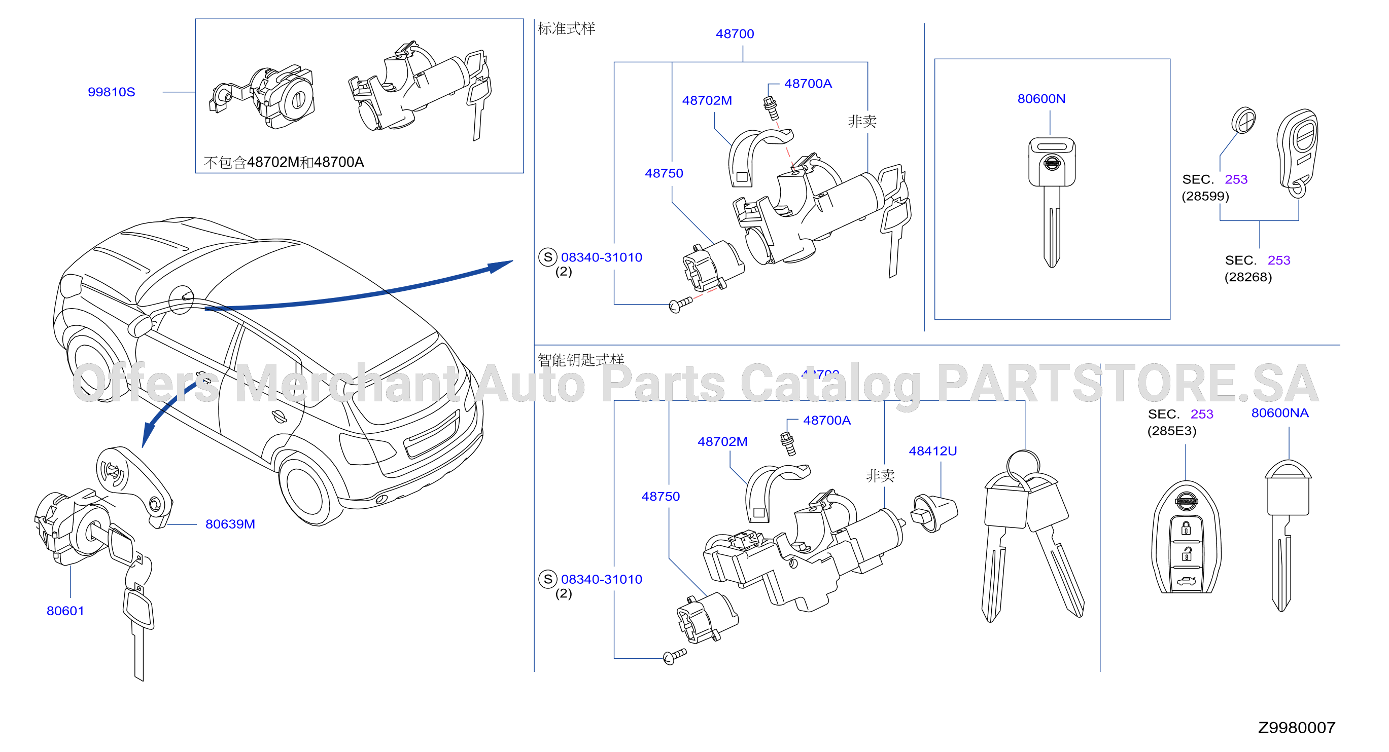 Key Set Blank Key