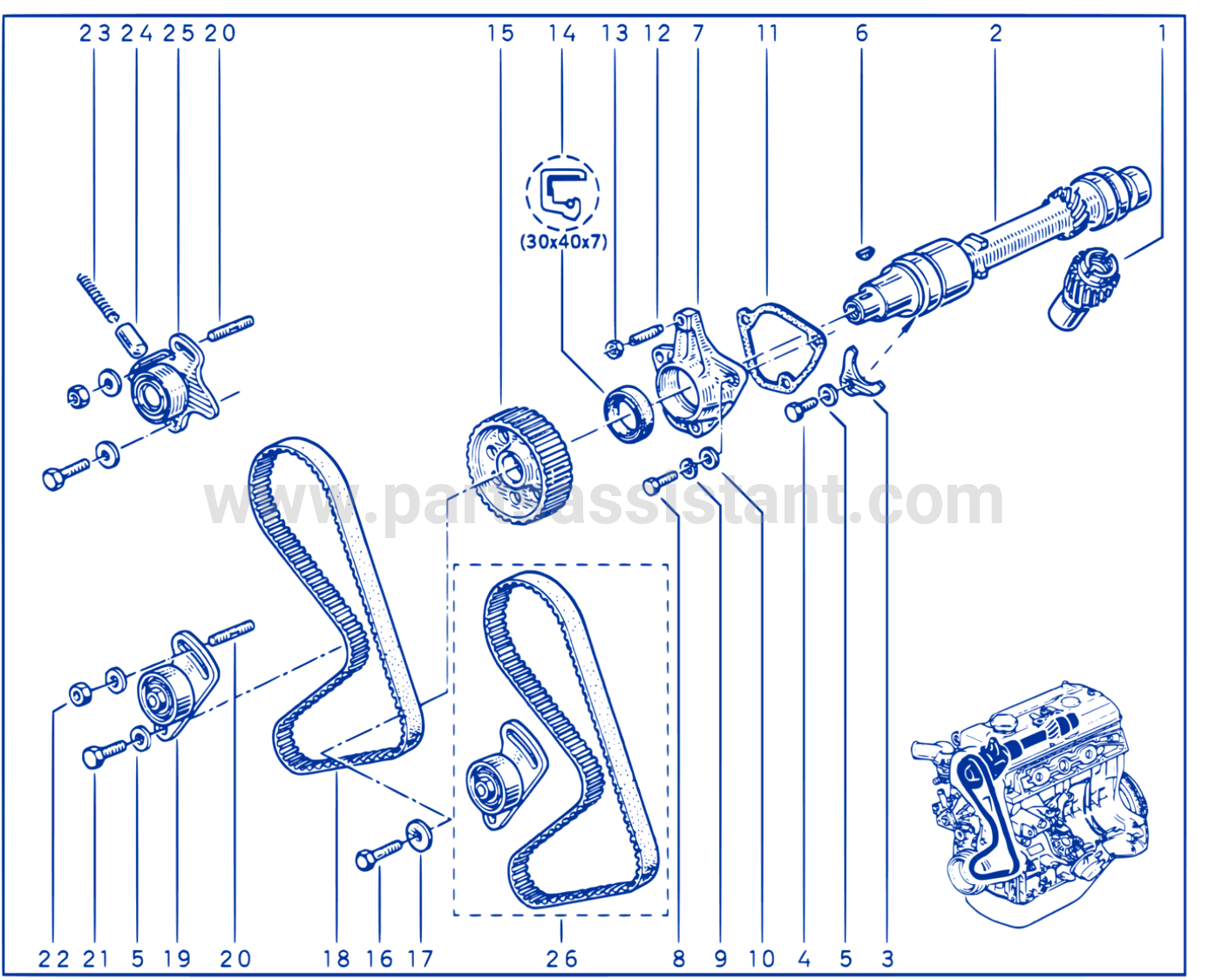 Timing - Camshaft - Valve - 101C-008-01