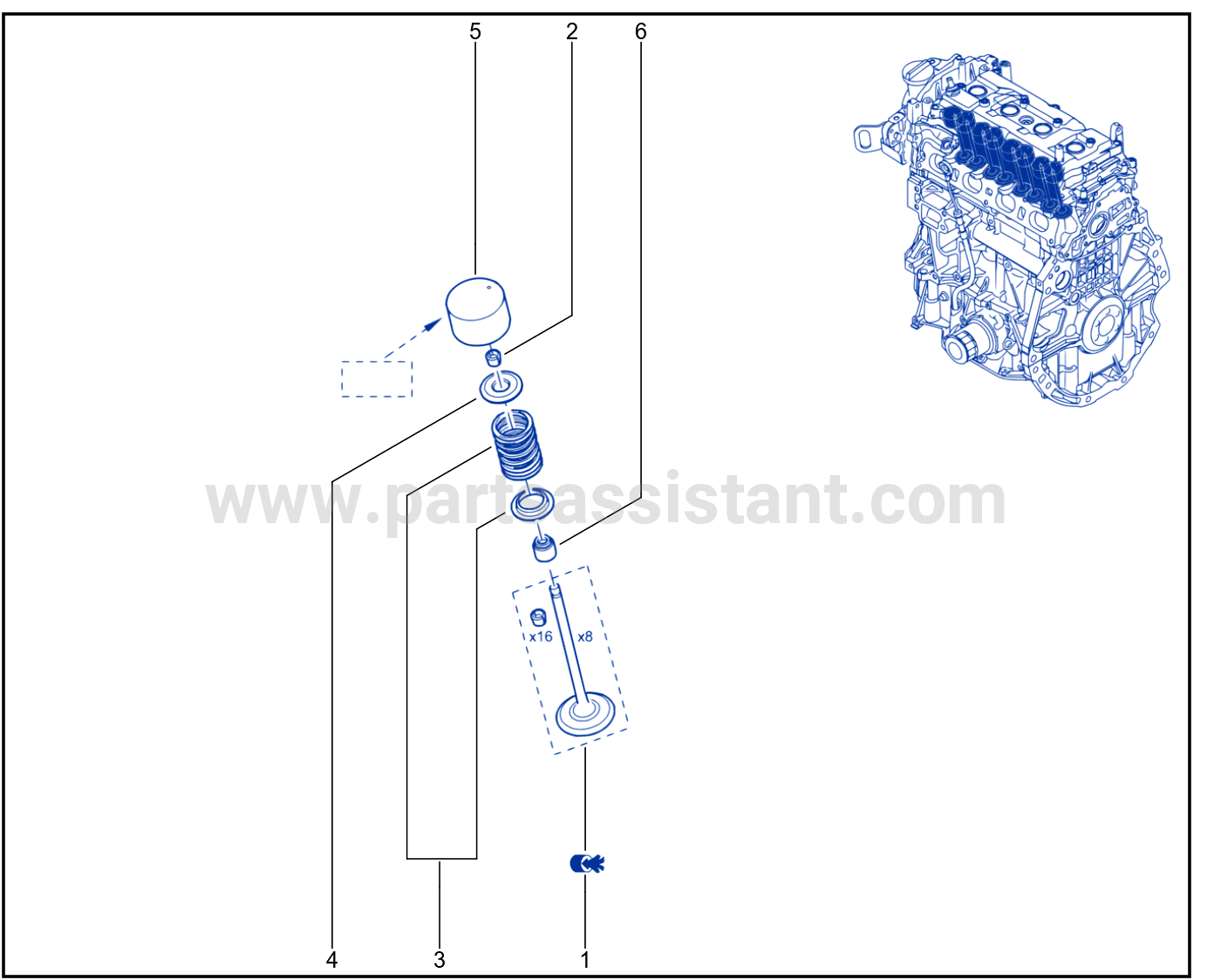 Timing - Camshaft - Valve - 101D-010-01