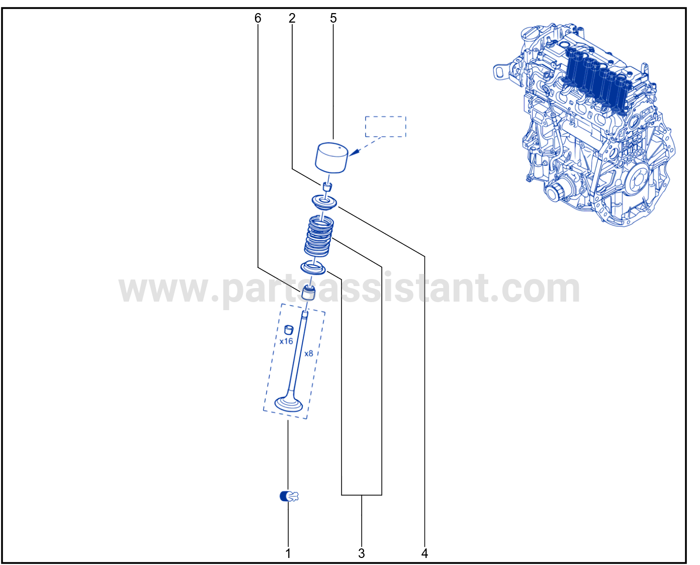 Timing - Camshaft - Valve - 101D-006-01