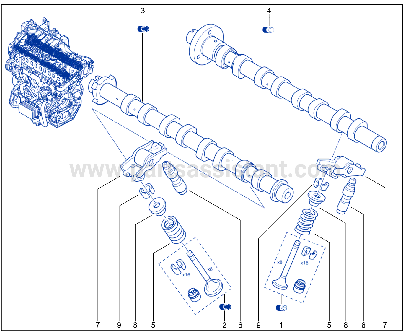 Timing - Camshaft - Valve - 101D-008-01
