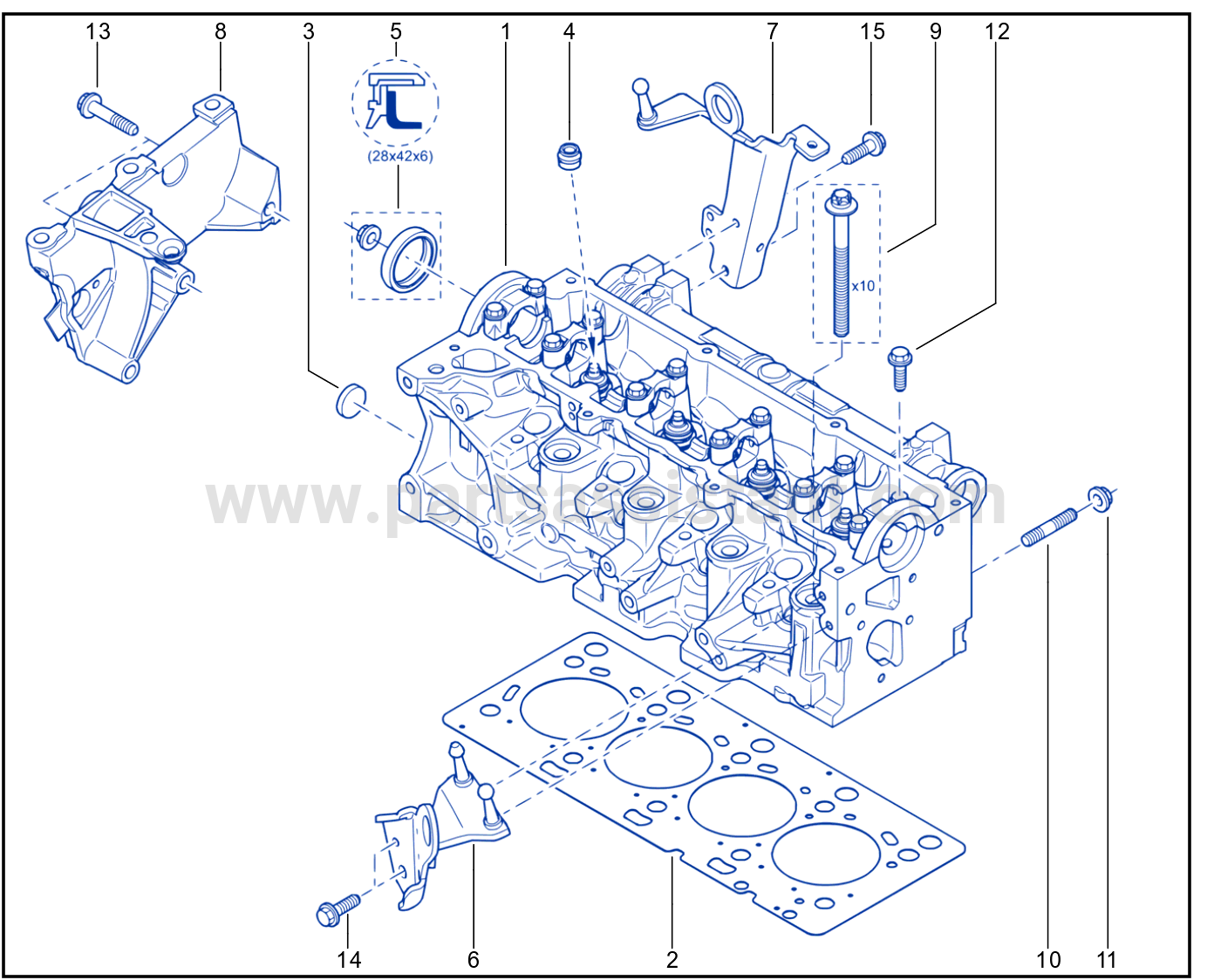 Cylinder Head - 101C-001-01