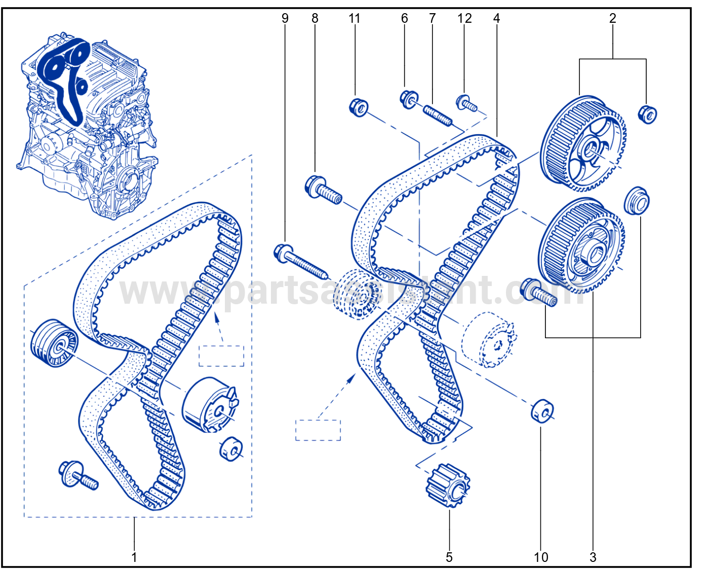 Timing - Camshaft - Valve - 101D-016-01