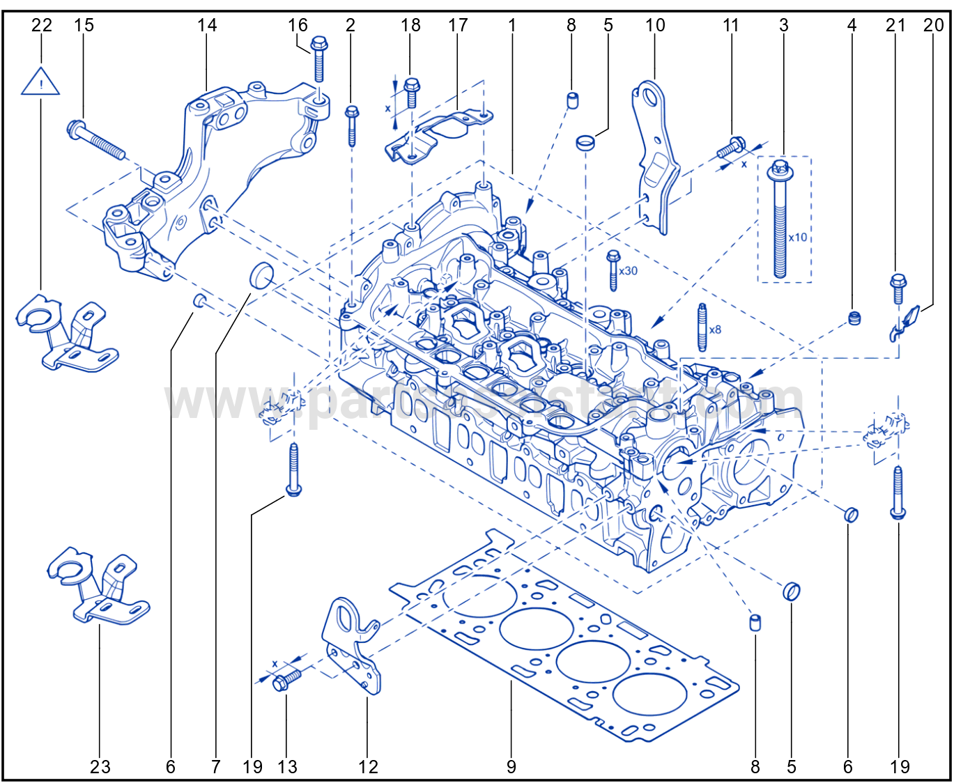 Cylinder Head - 101C-015-01