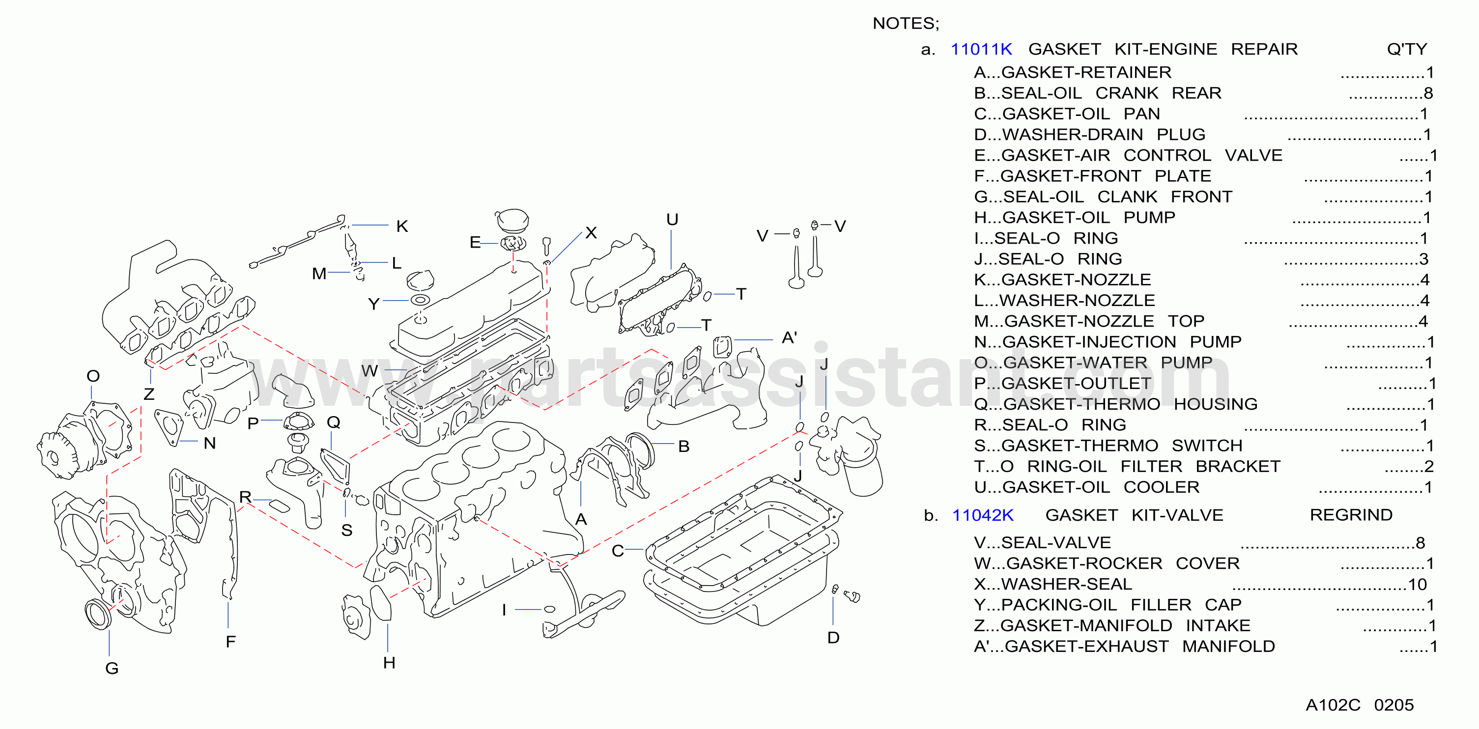 Engine Gasket Kit