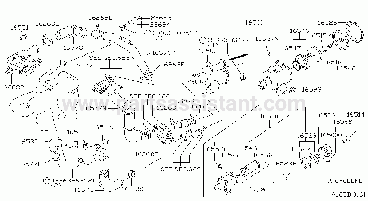 Air Cleaner Assembly Piping